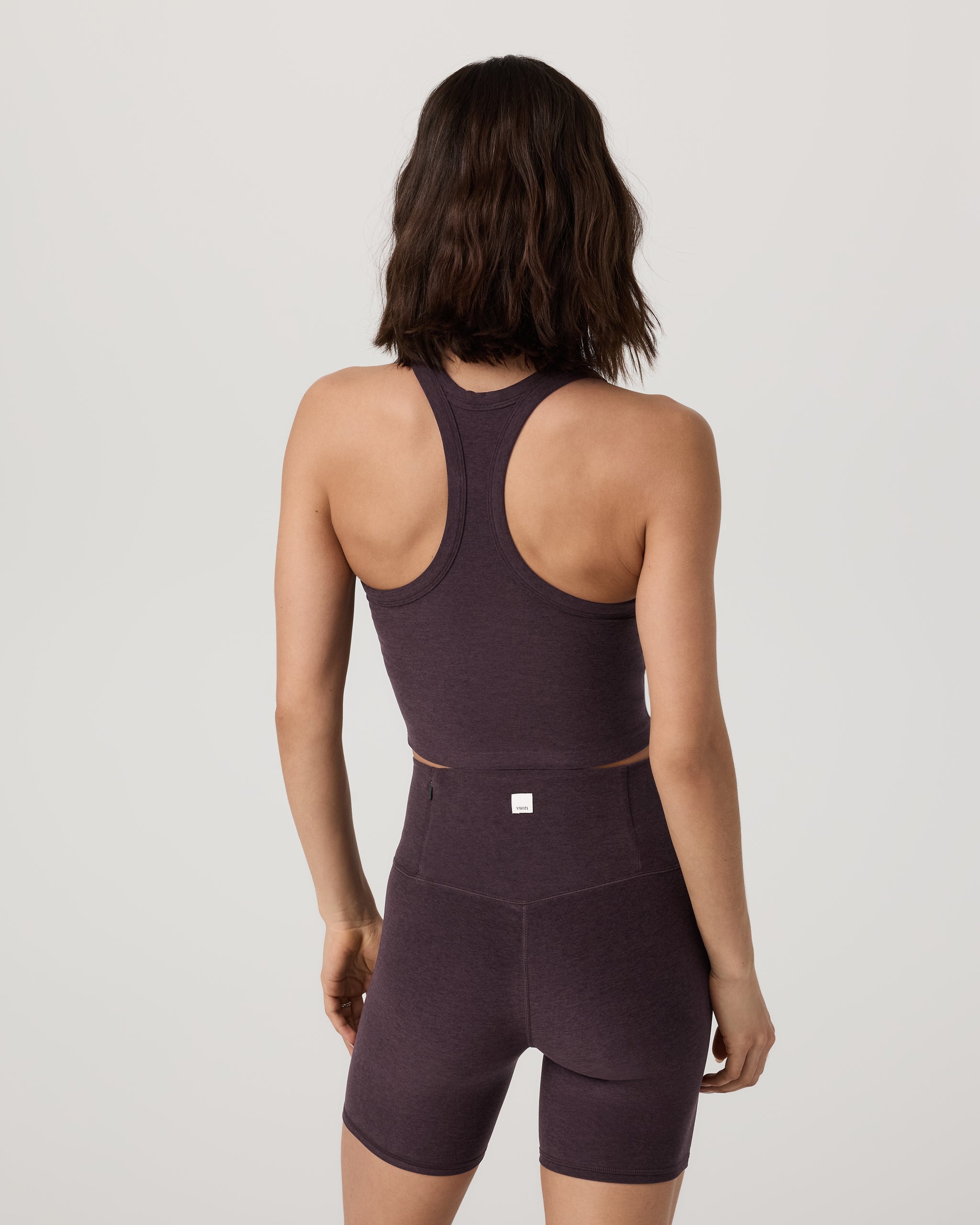 Elevation Racerback Tank | Raisin Heather