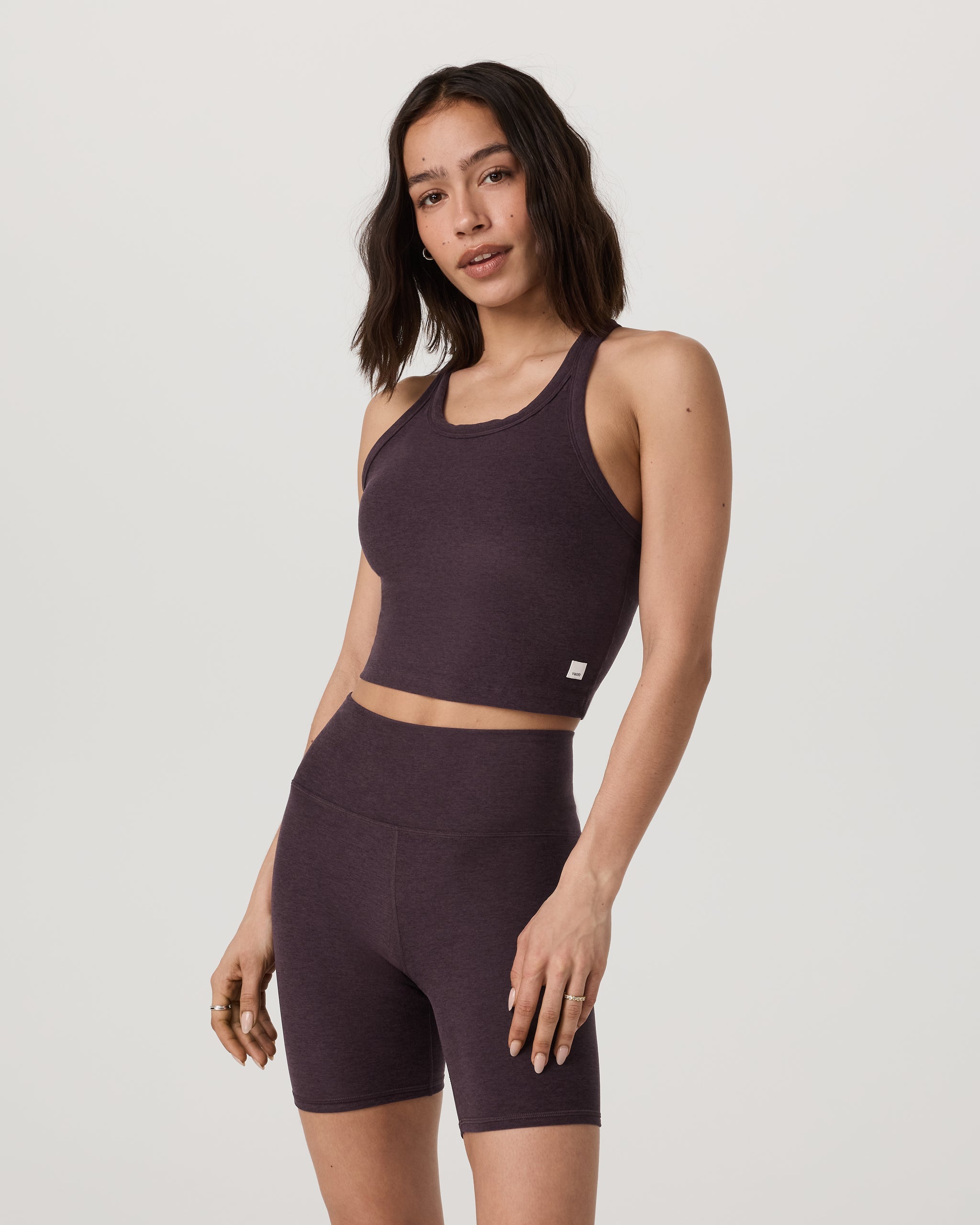 Elevation Racerback Tank | Raisin Heather