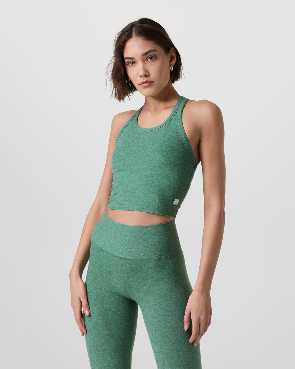 Elevation Racerback Tank | Creek Heather