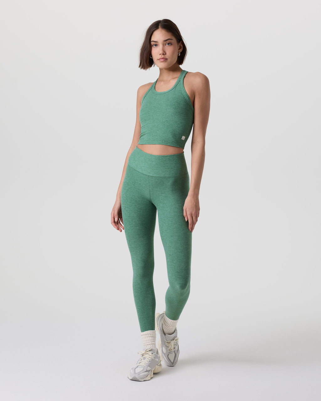 Elevation Racerback Tank | Creek Heather