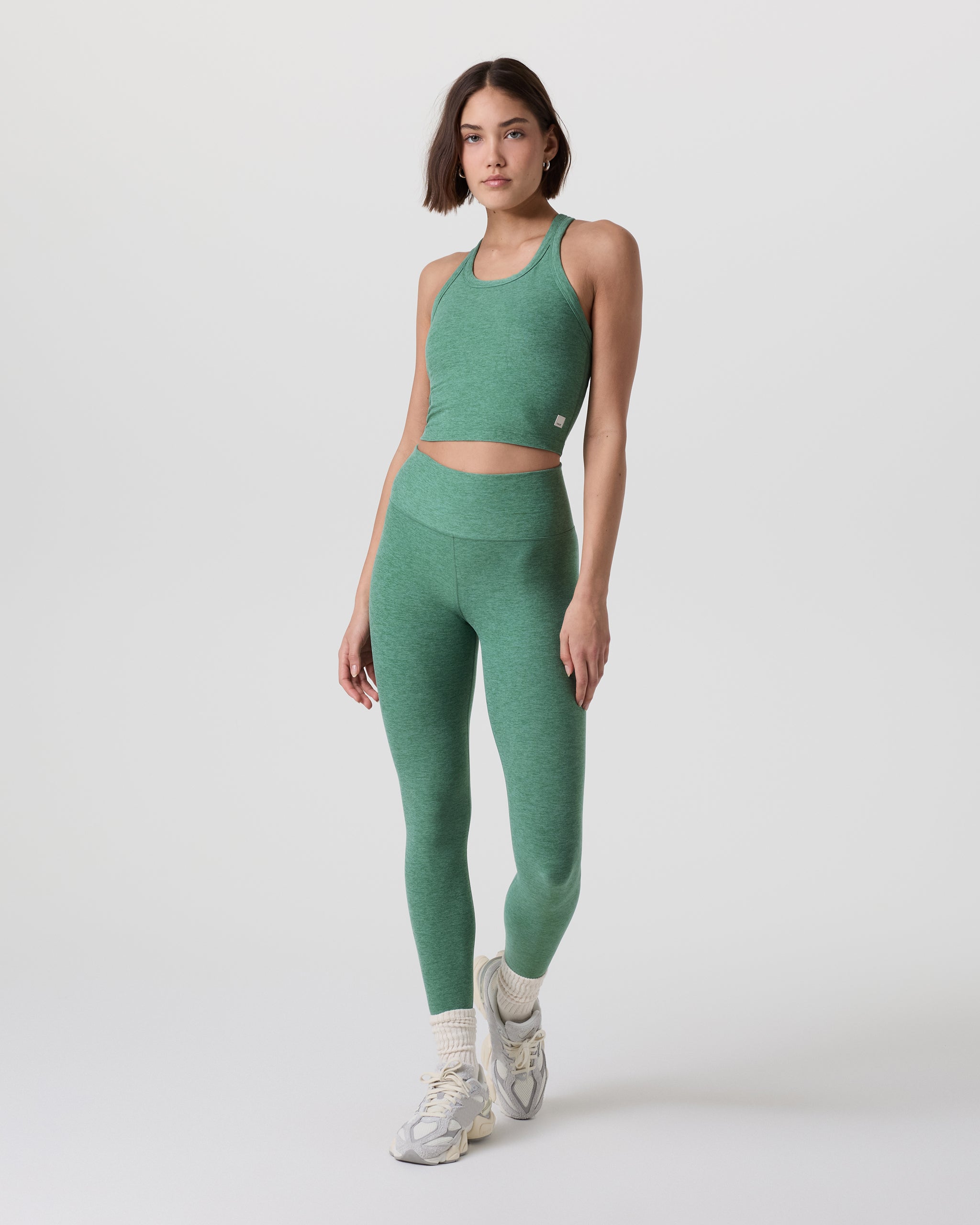 Elevation Racerback Tank | Creek Heather