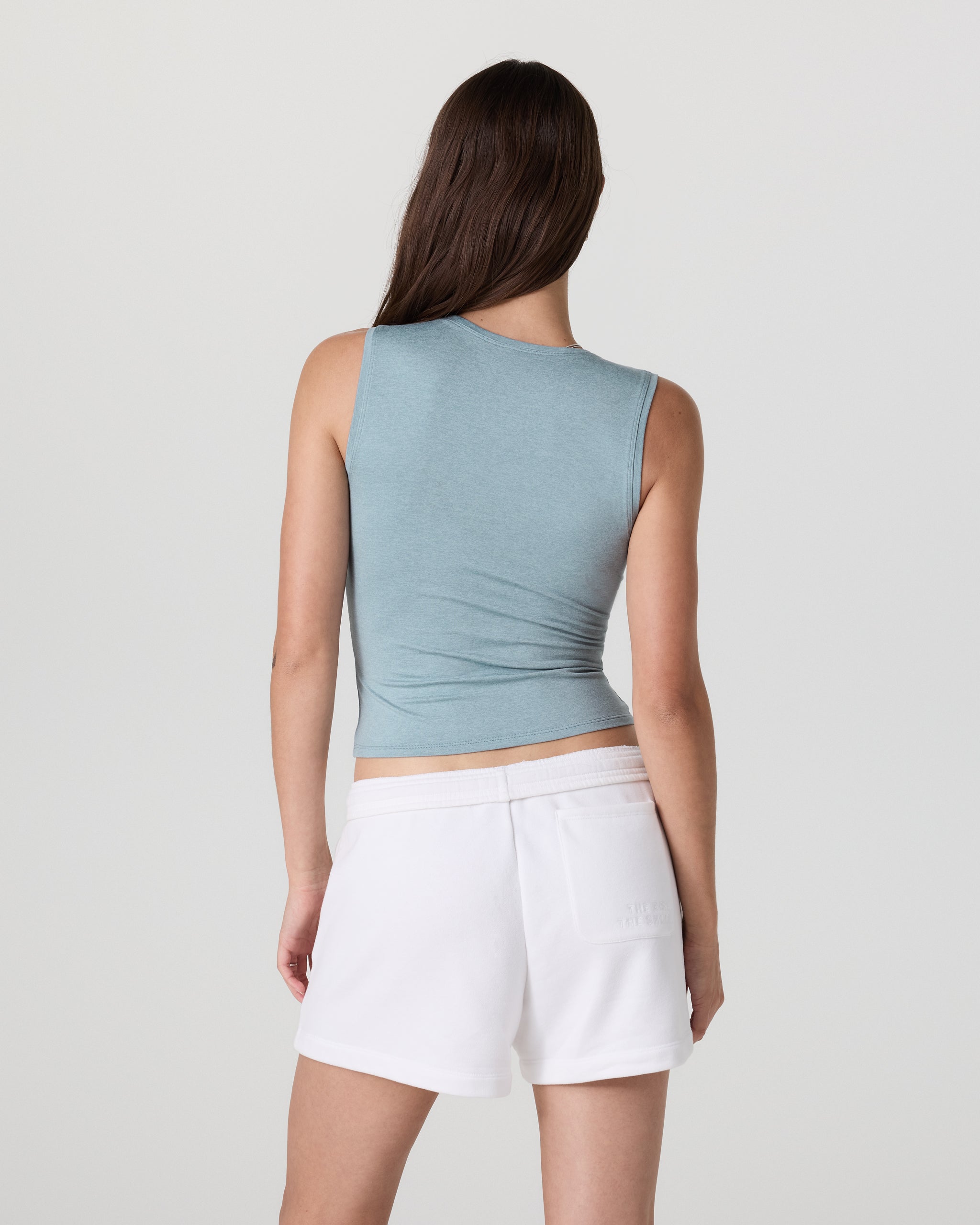 Halo Essential Scoop Tank | Shade Heather