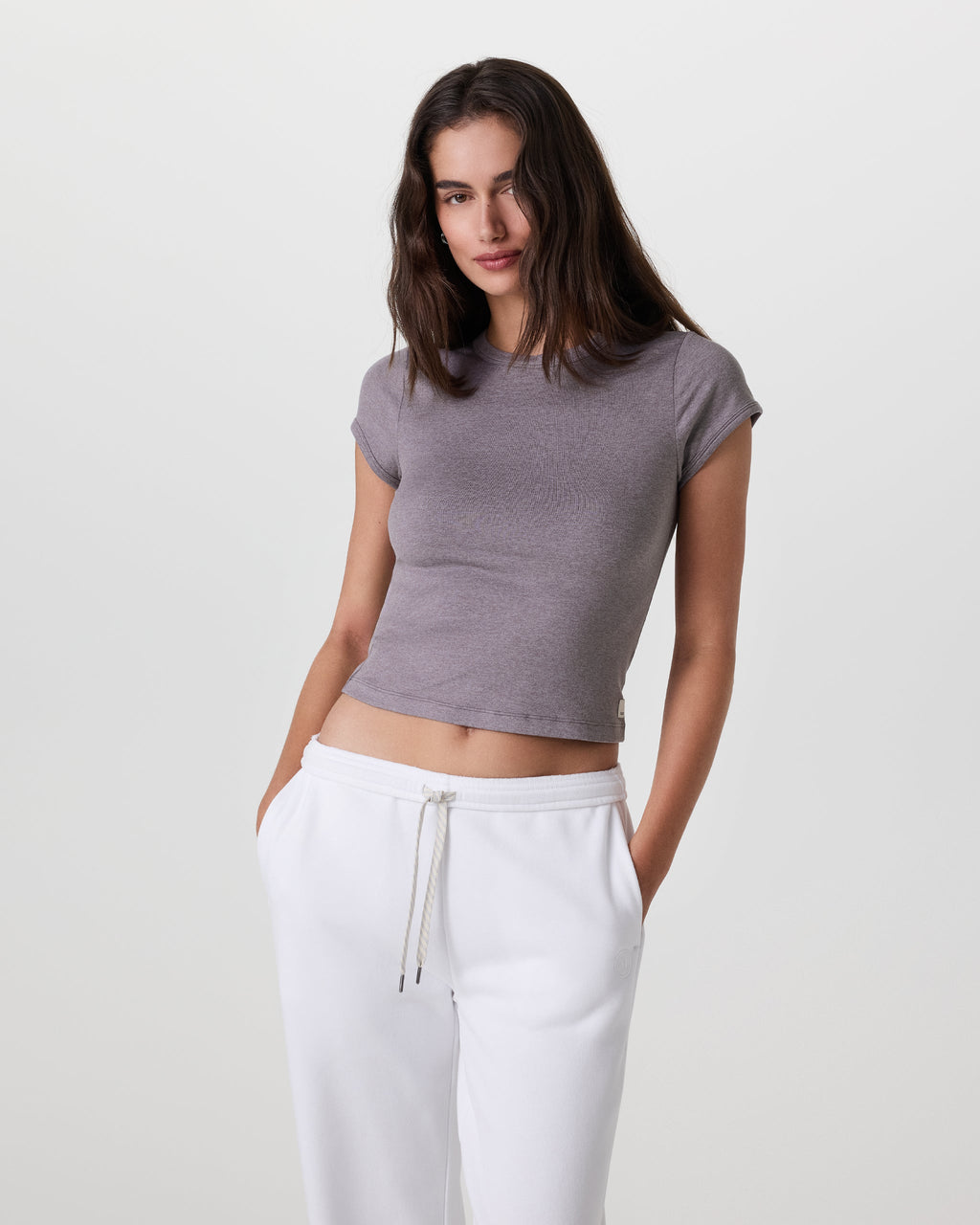 Halo Baby Tee | Lunar Grey Heather