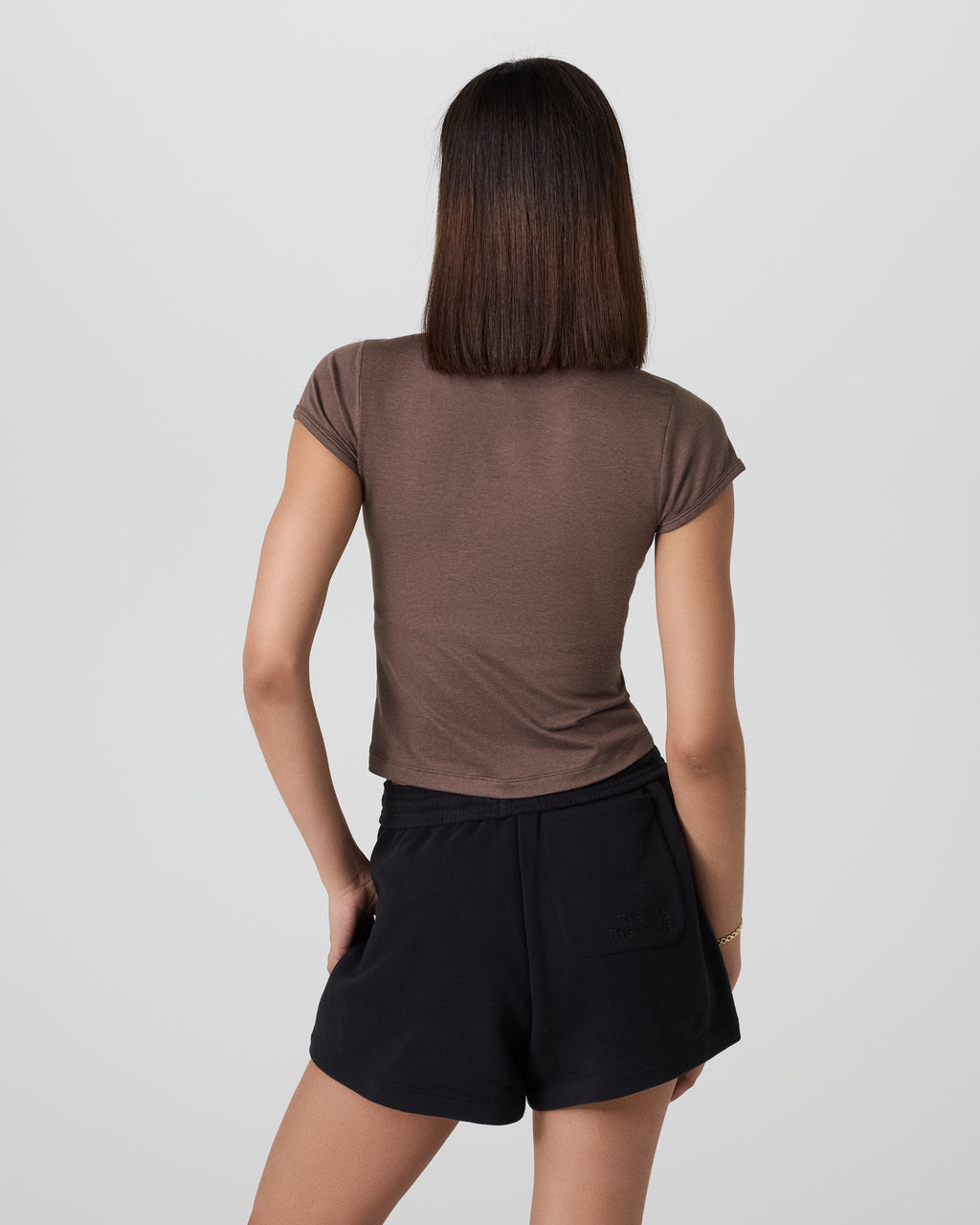 Halo Baby Tee | Chocolate Milk Heather