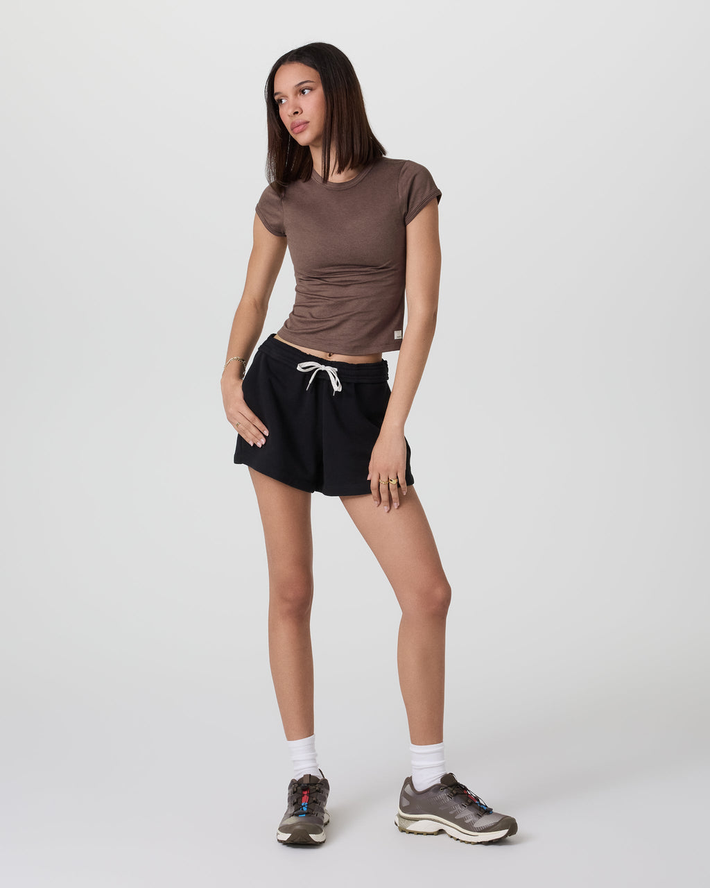 Halo Baby Tee | Chocolate Milk Heather