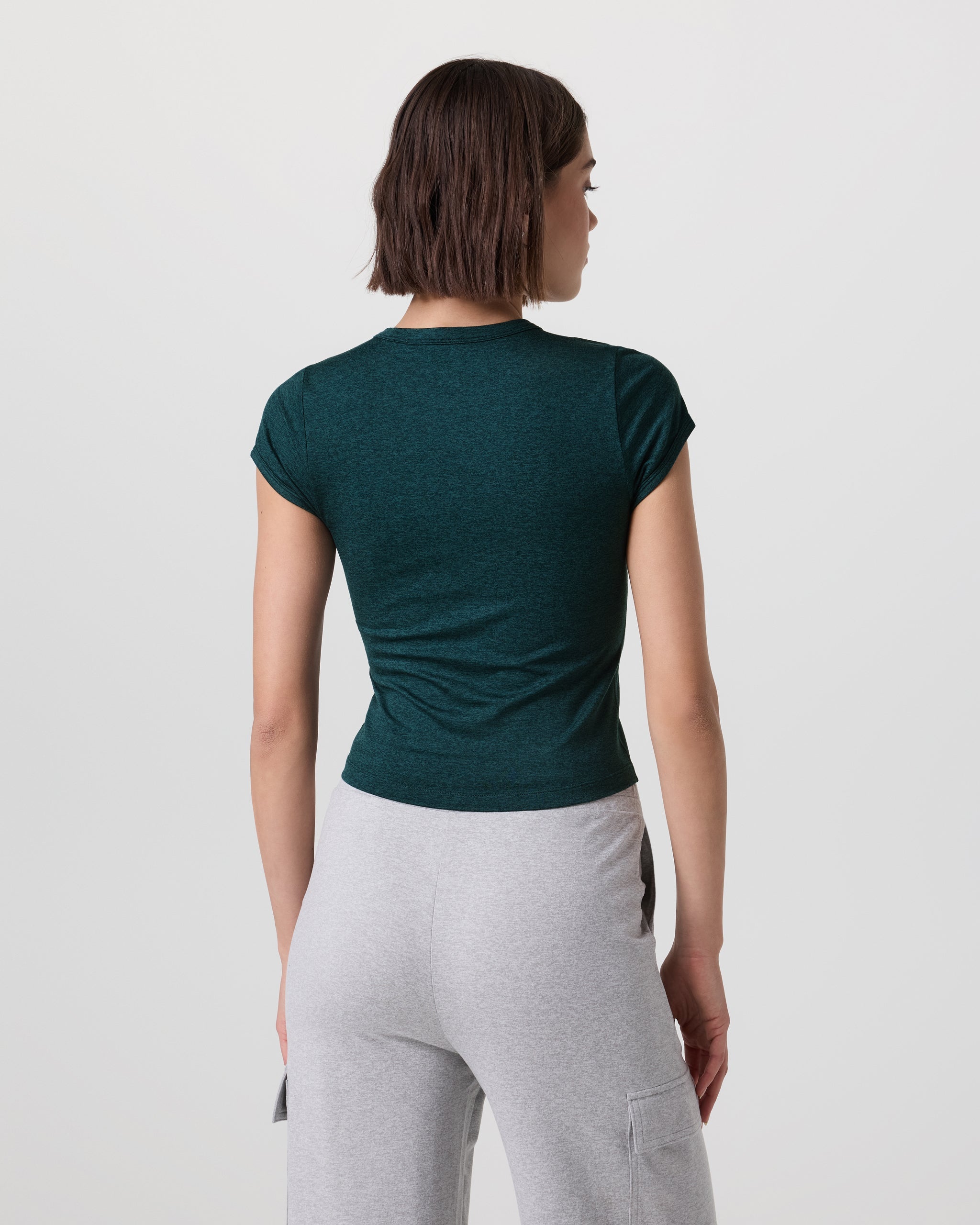 Halo Baby Tee | Moss Heather