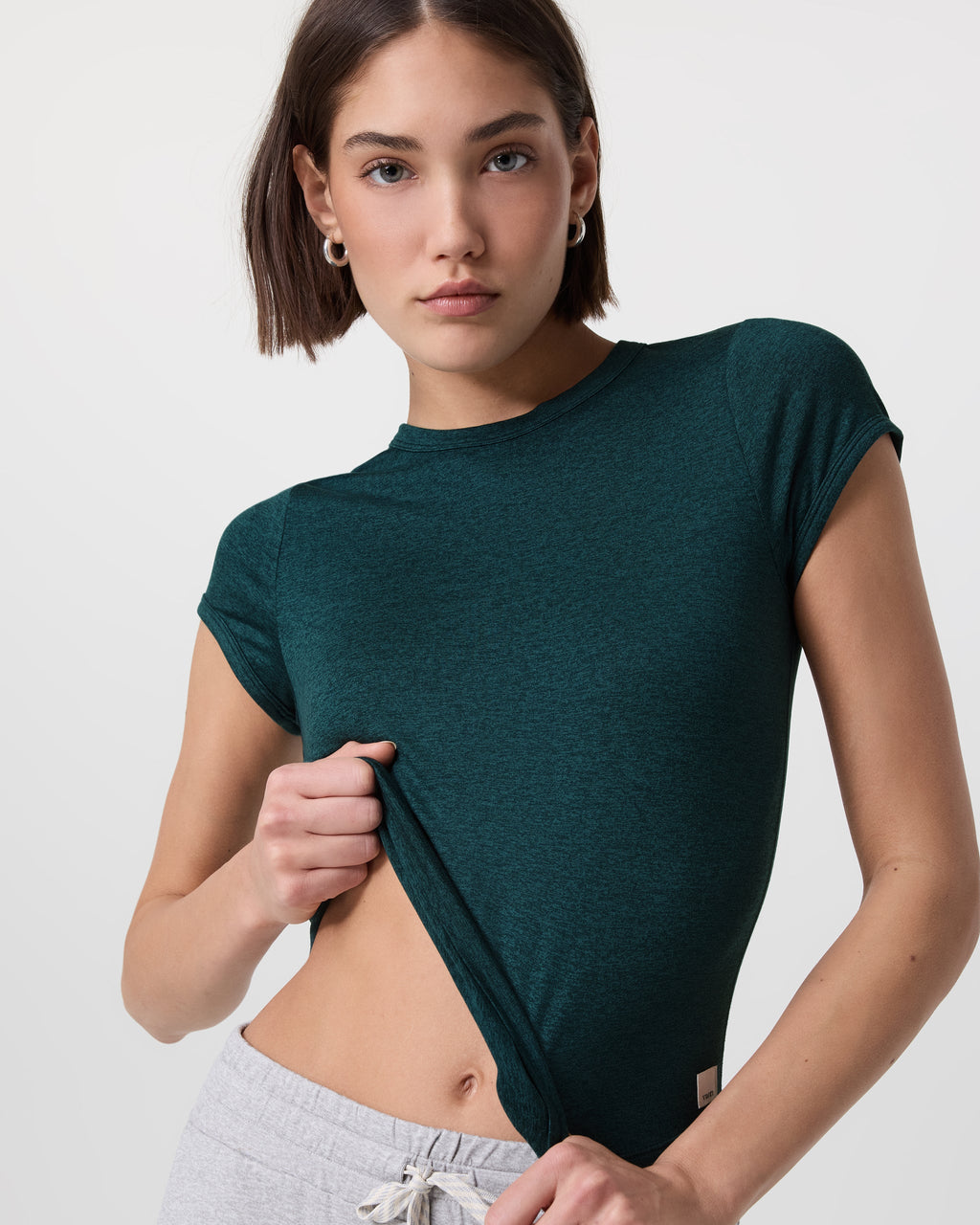 Halo Baby Tee | Moss Heather