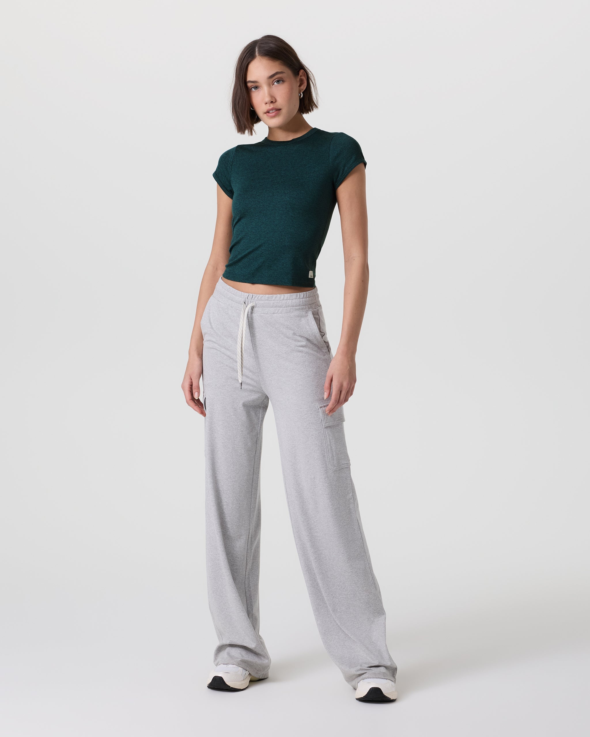 Halo Baby Tee | Moss Heather