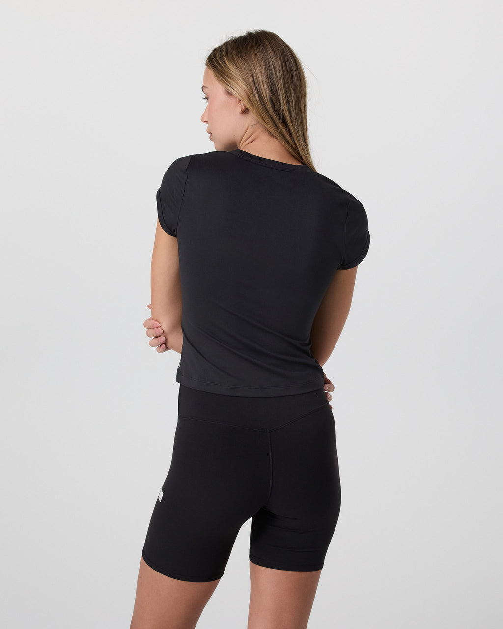 Halo Baby Tee | Solid Black