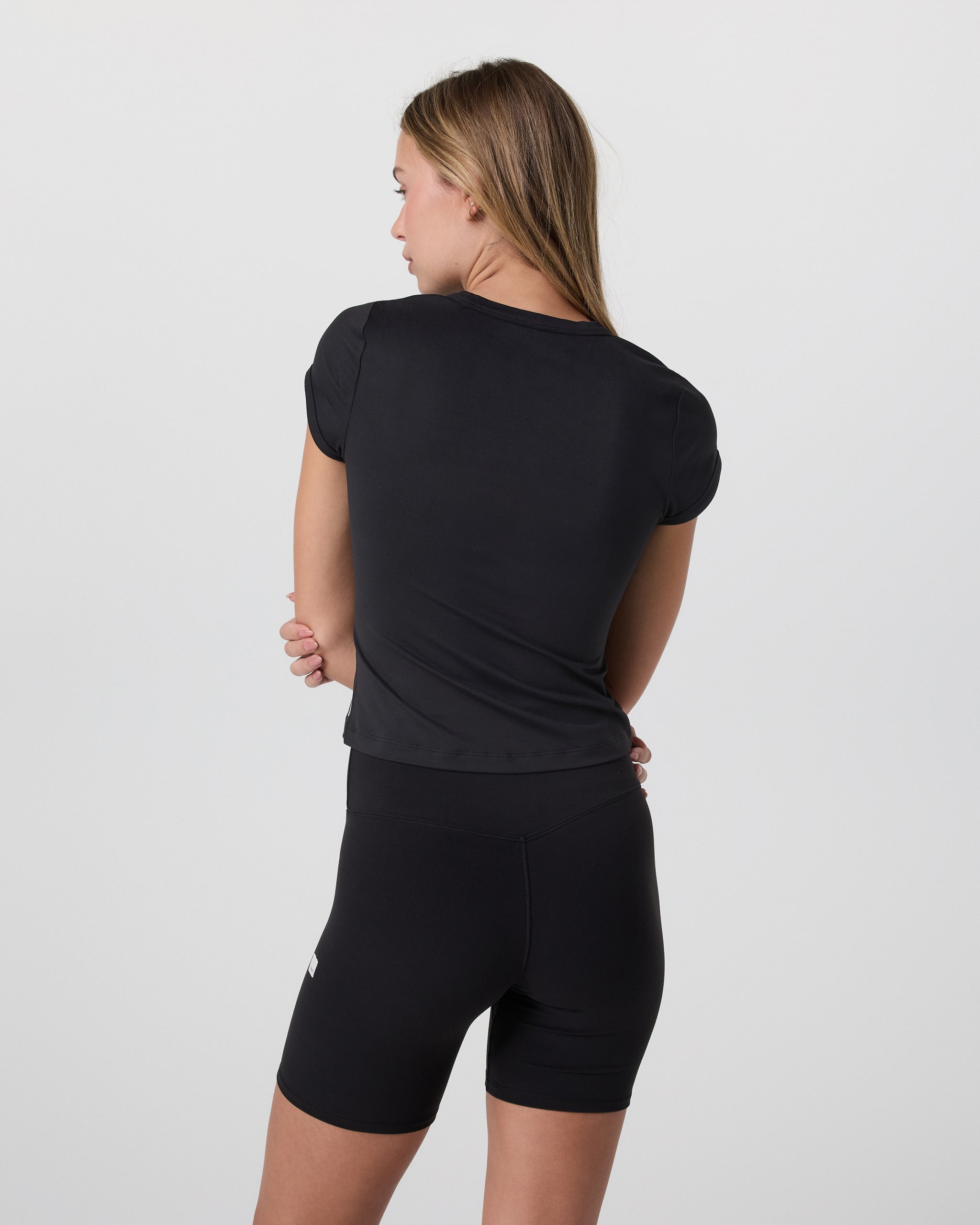 Halo Baby Tee | Solid Black