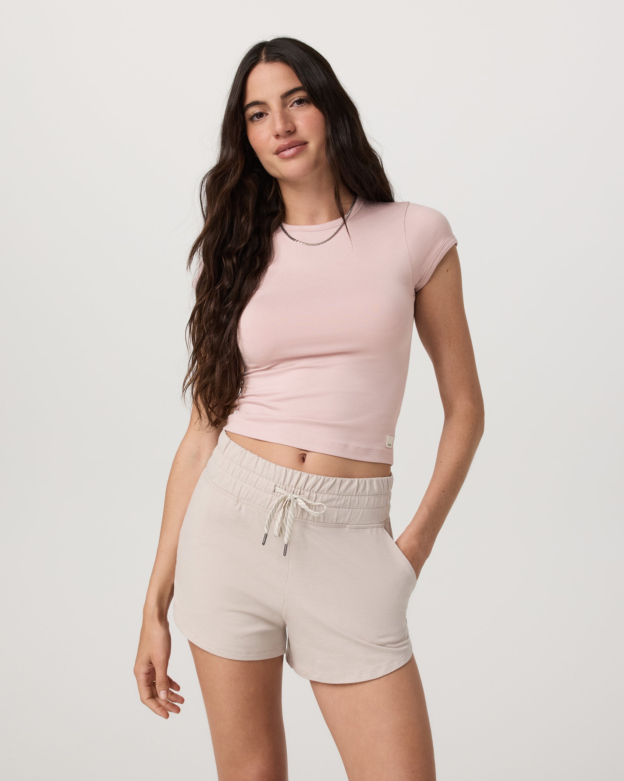 Halo Baby Tee | Vintage Rose Heather