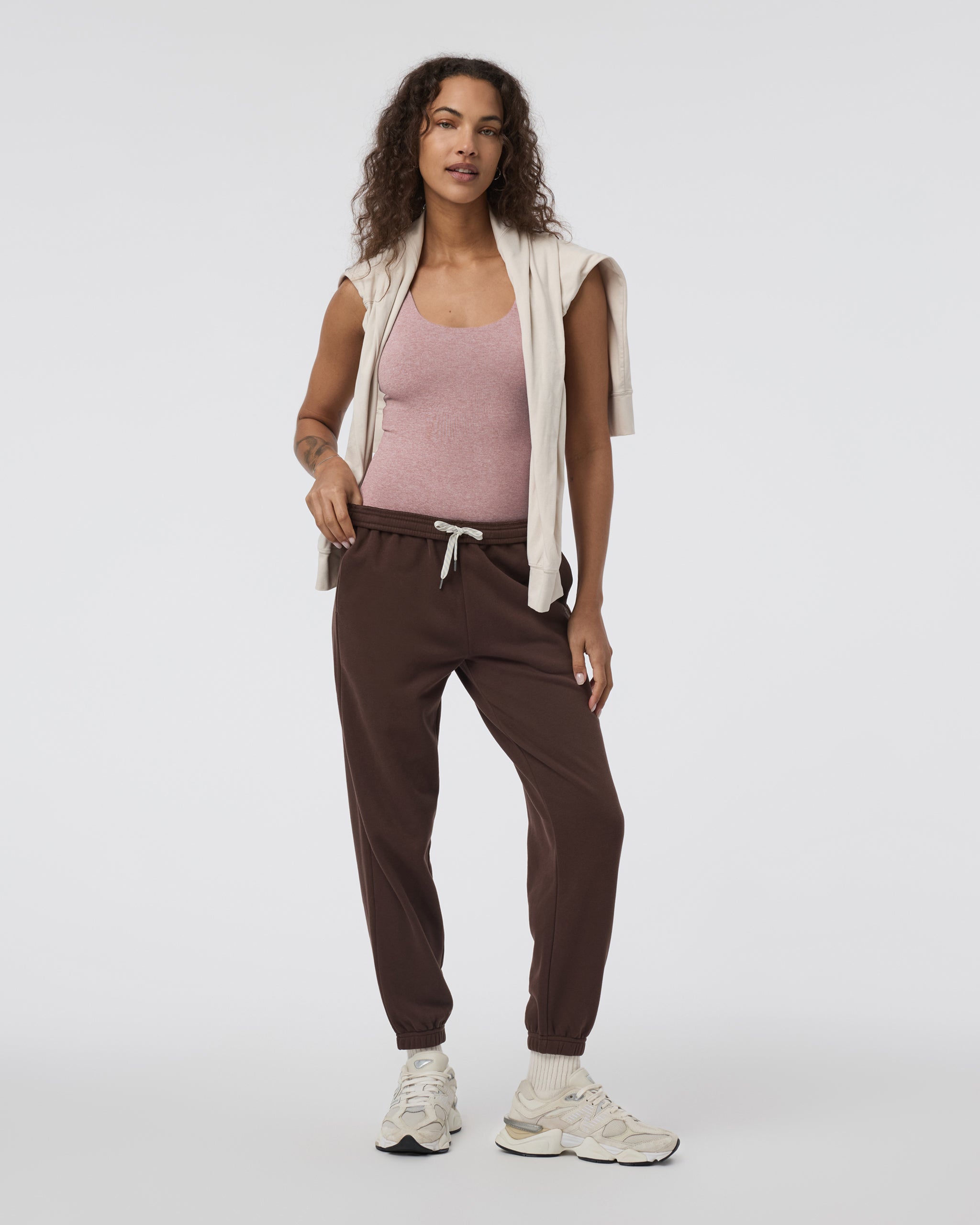 Sleeveless Halo Bodysuit | Zion Rose Heather