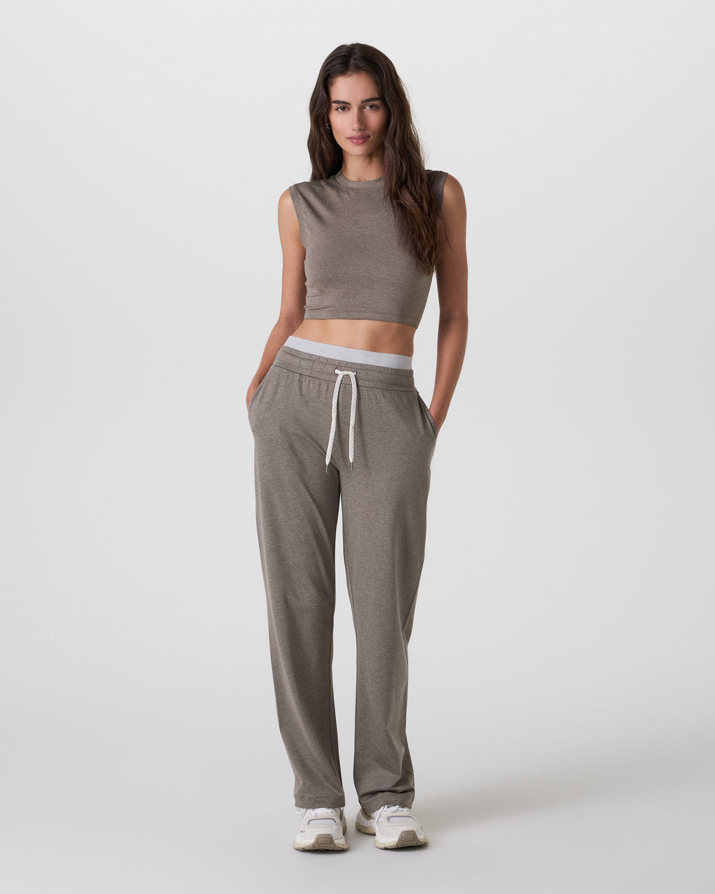 Halo Reina Crop Tank | Chia Heather