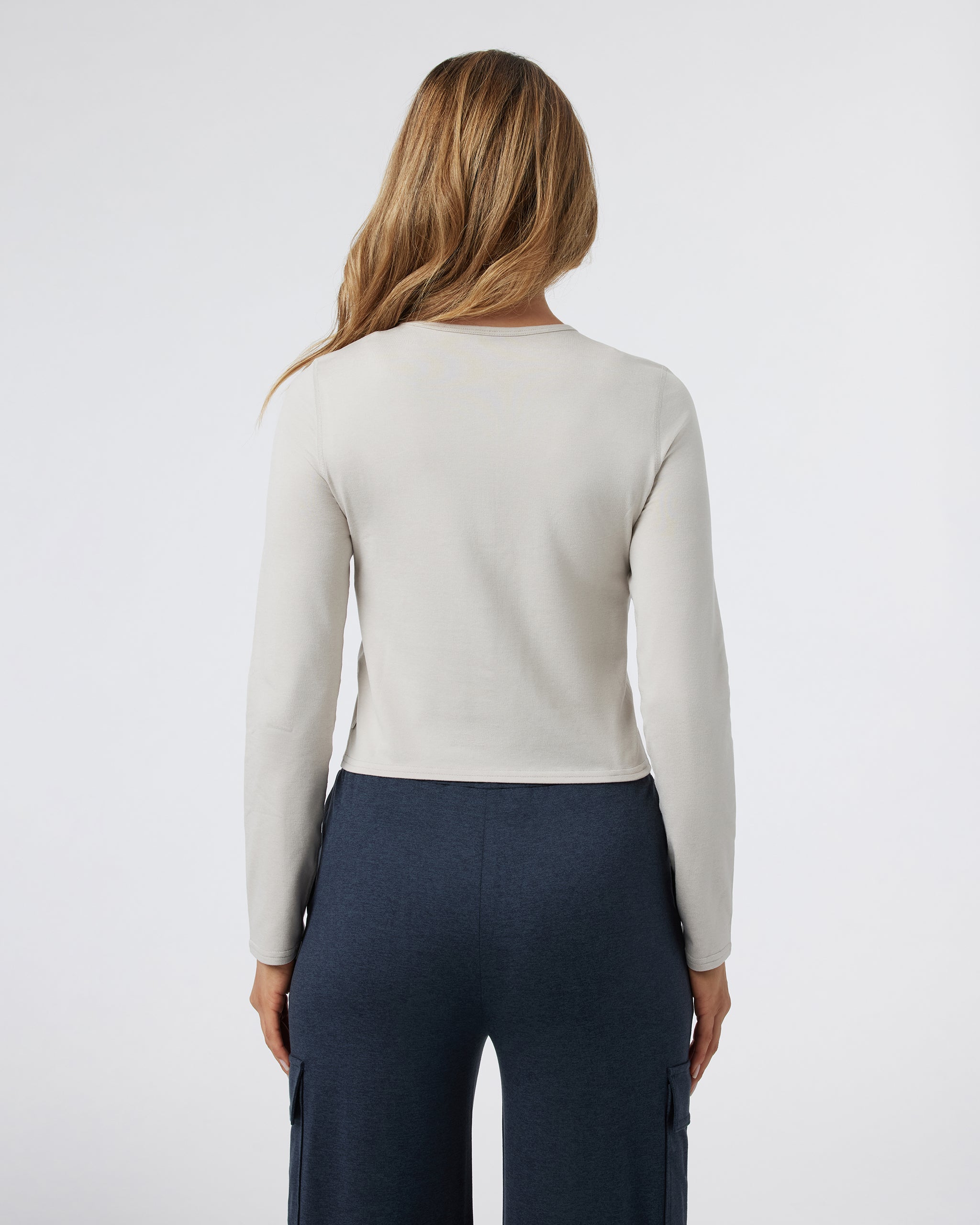 Halo Cardigan | Ecru Heather