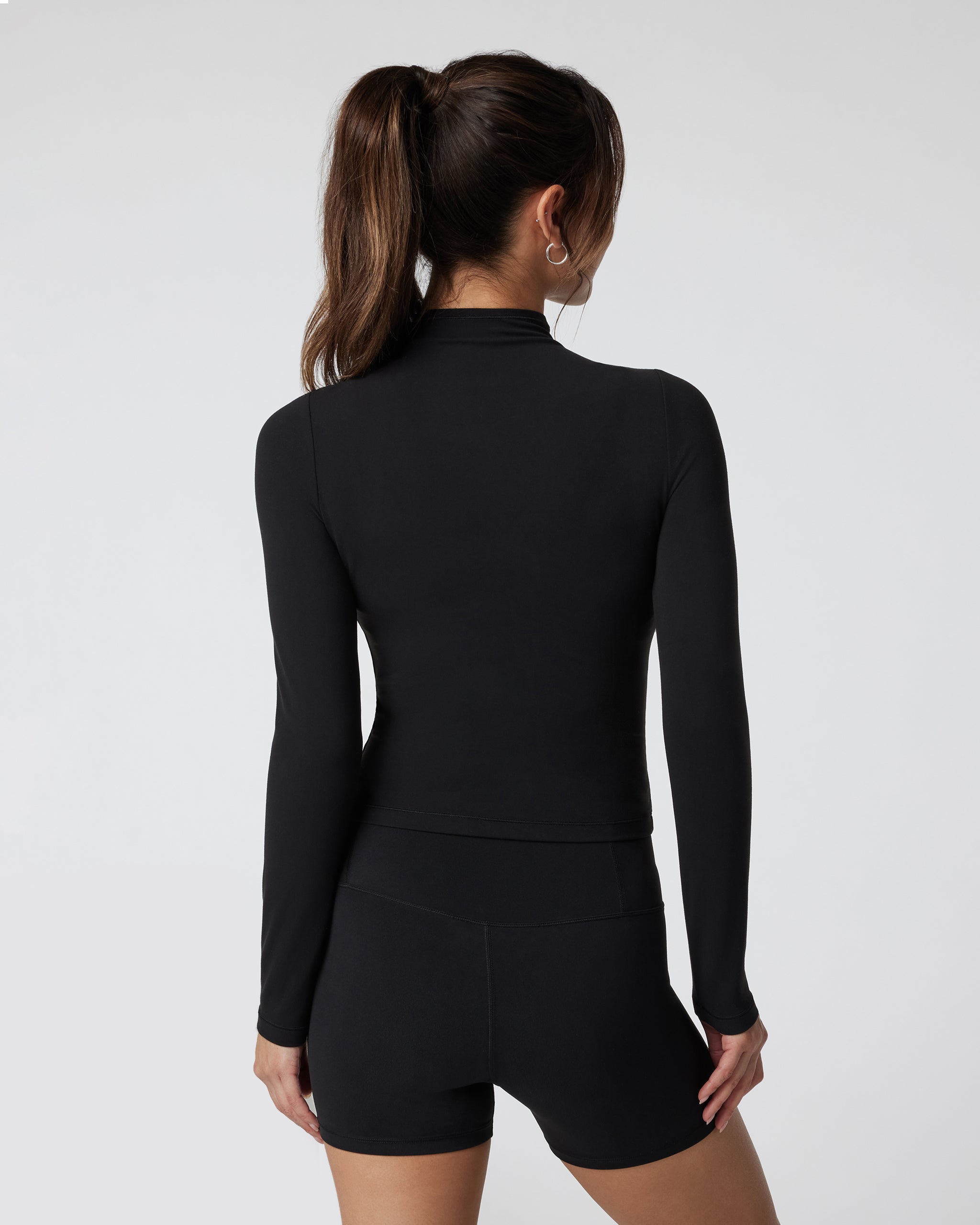 Vuori AllTheFeels™ Long Sleeve Mock | Black