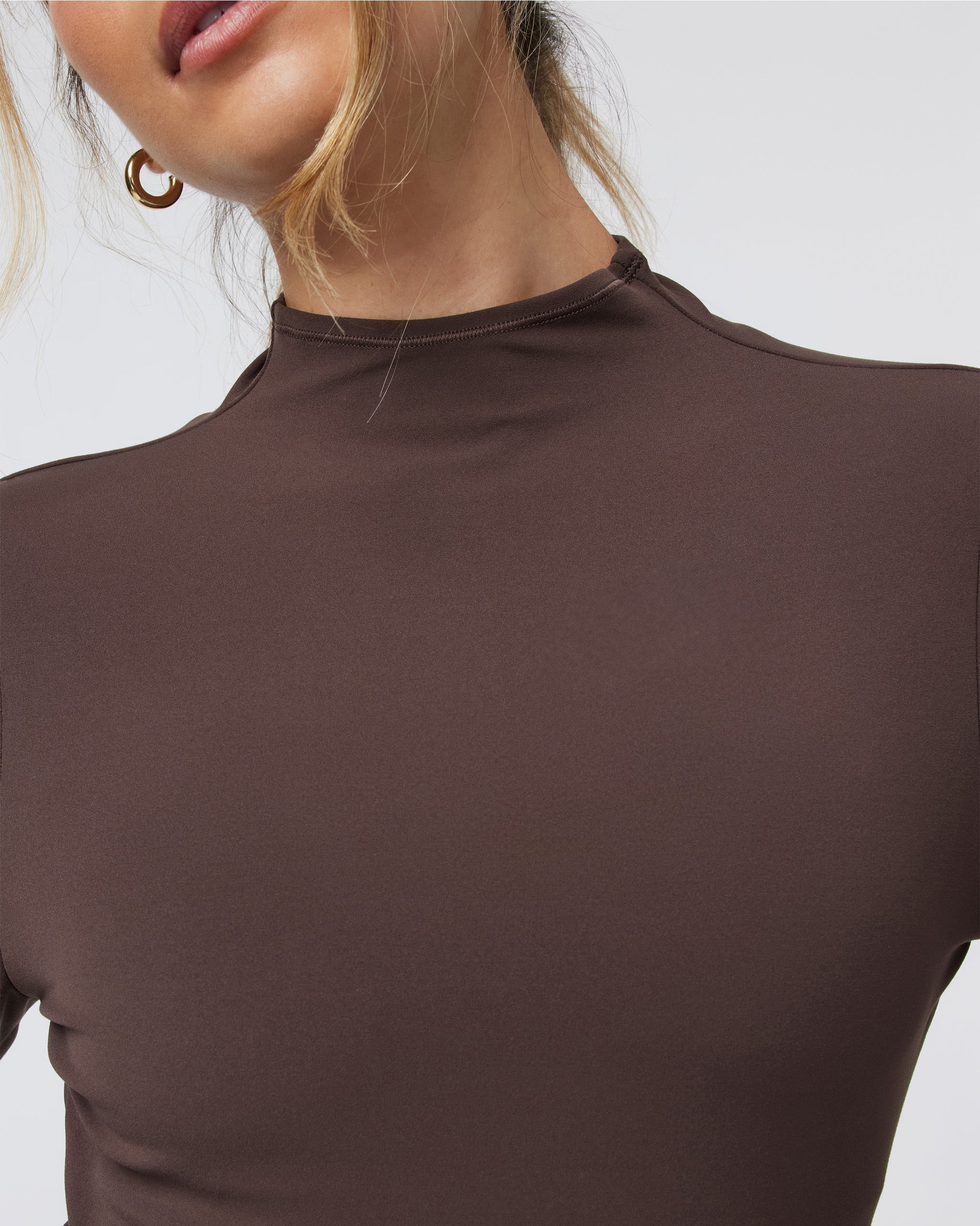 Vuori AllTheFeels™ Long Sleeve Mock | Java