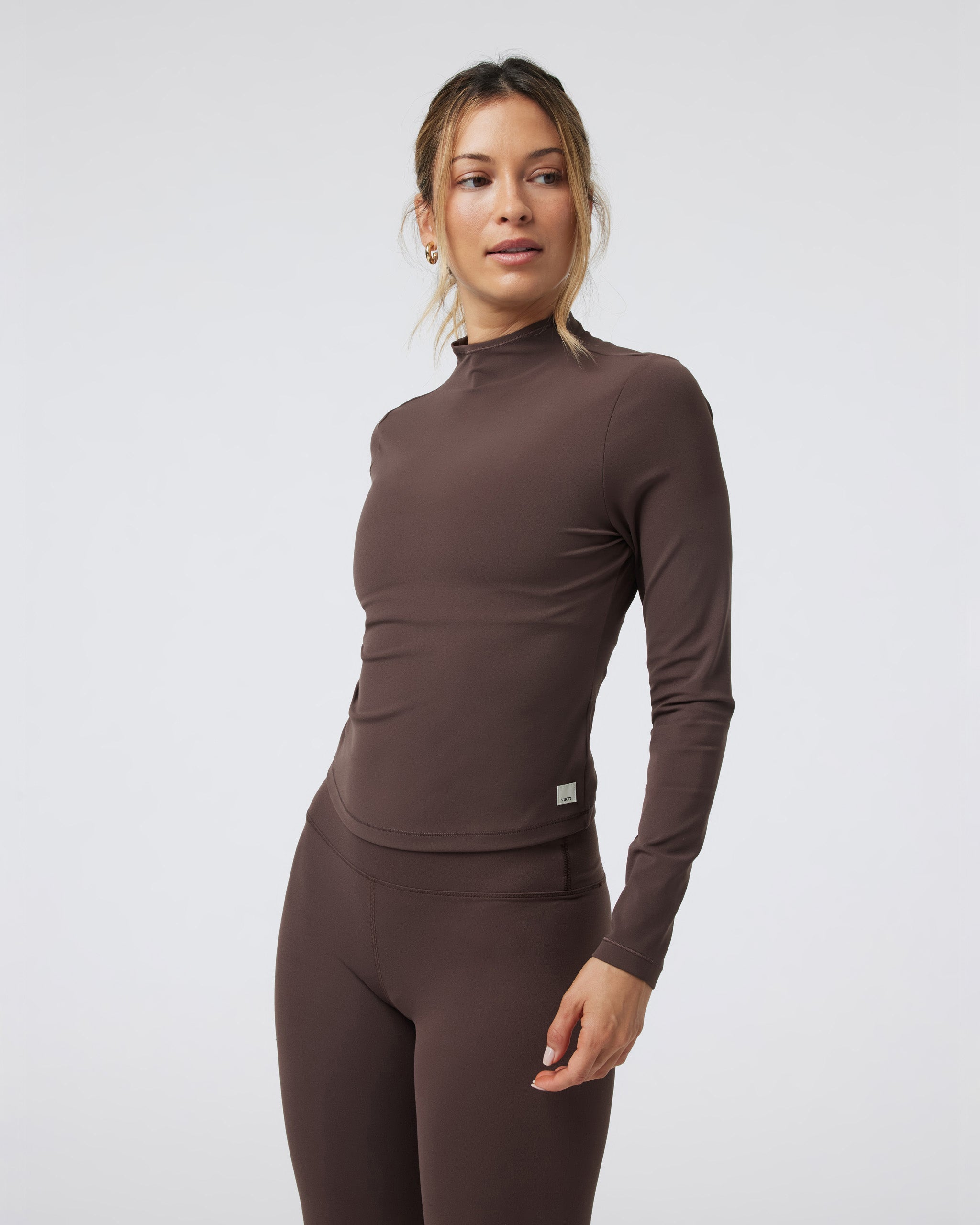Vuori AllTheFeels™ Long Sleeve Mock | Java
