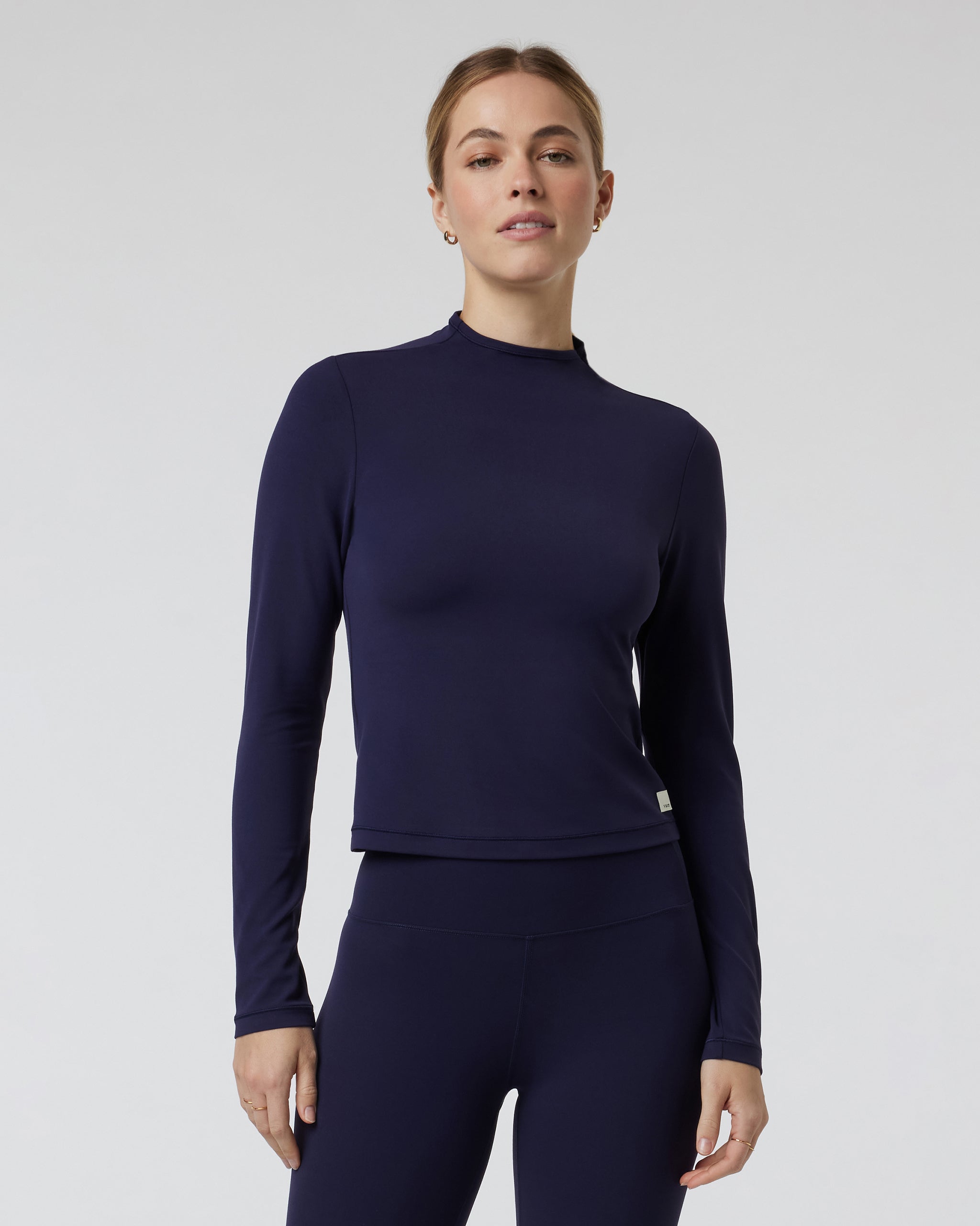 Vuori AllTheFeels™ Long Sleeve Mock | Jet