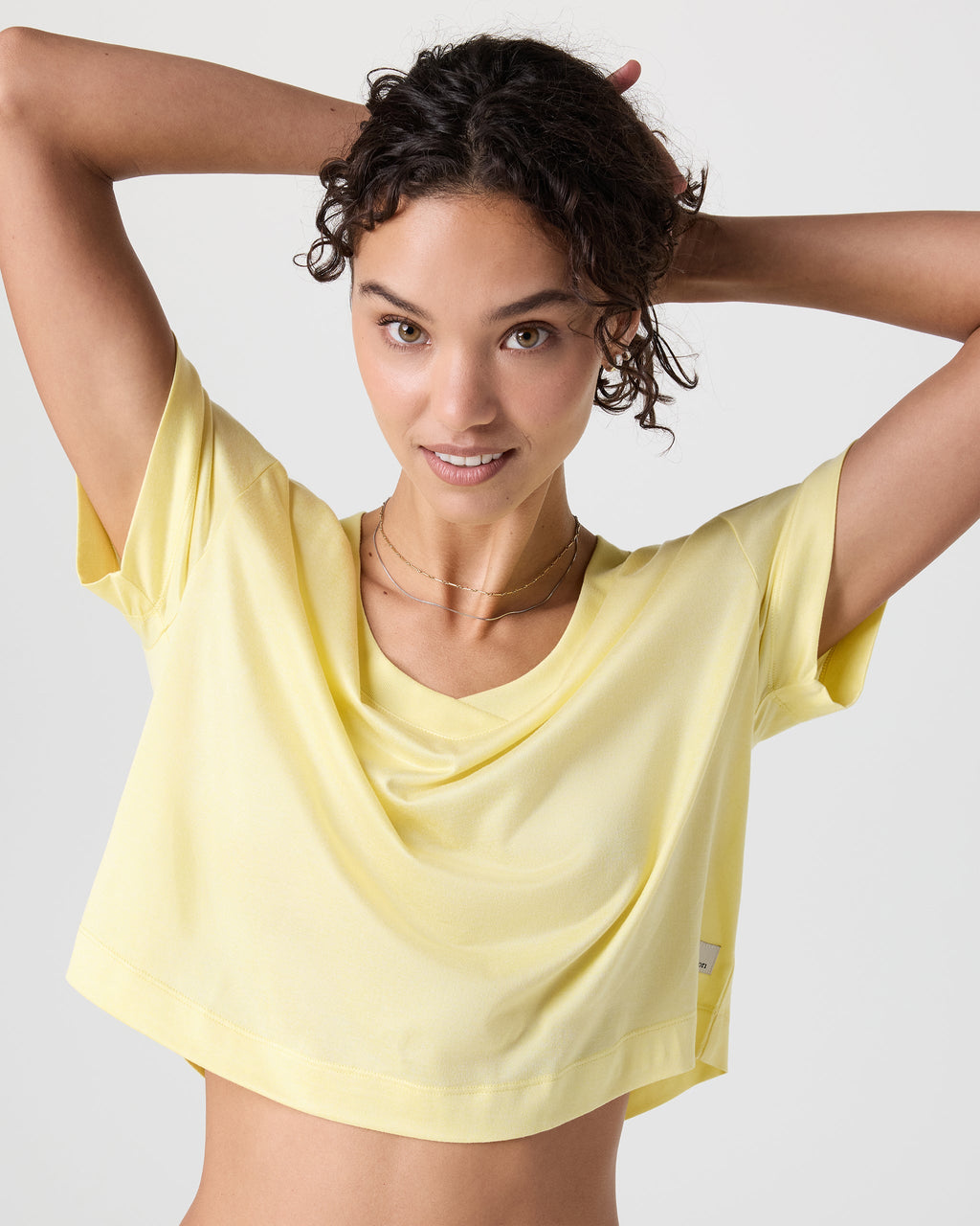 Short Sleeve Energy V-Neck Tee | Sunlight Heather