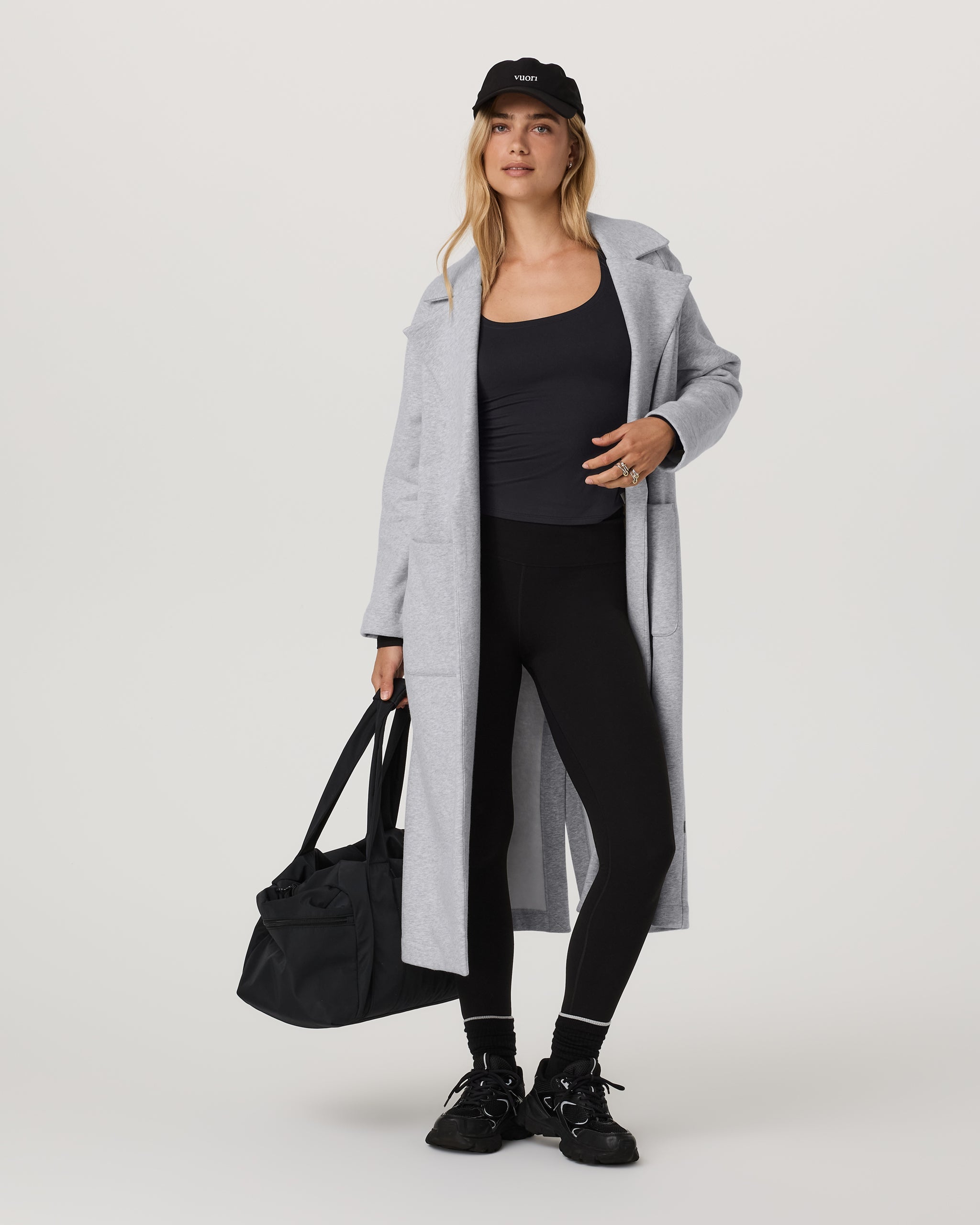 Long Sleeve Halo Essential Scoop | Solid Black