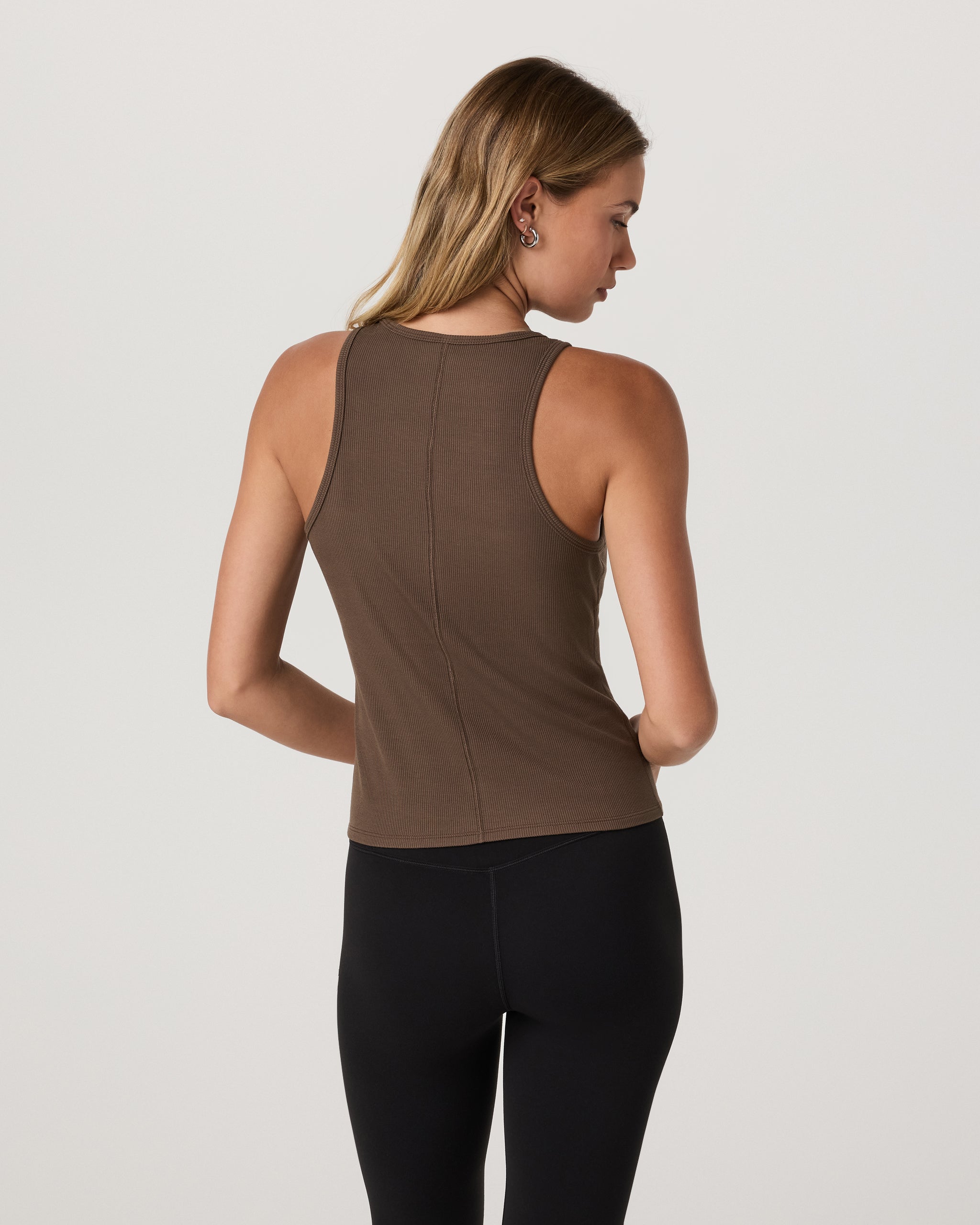 Cove Boyfriend Tank | Espresso