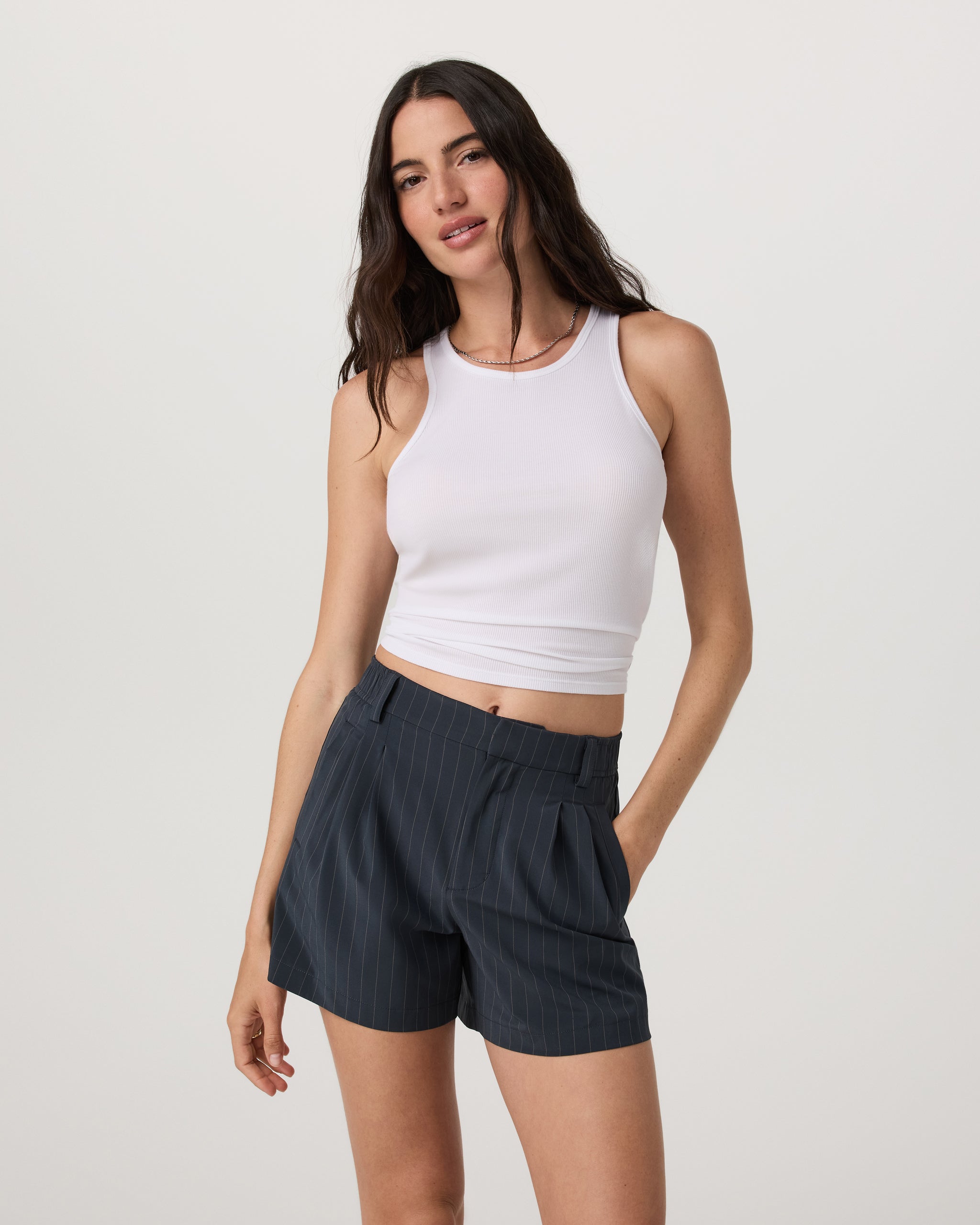Cove Boyfriend Tank | White