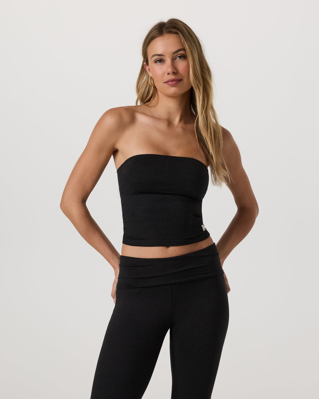 Halo Tube Top | Black Heather