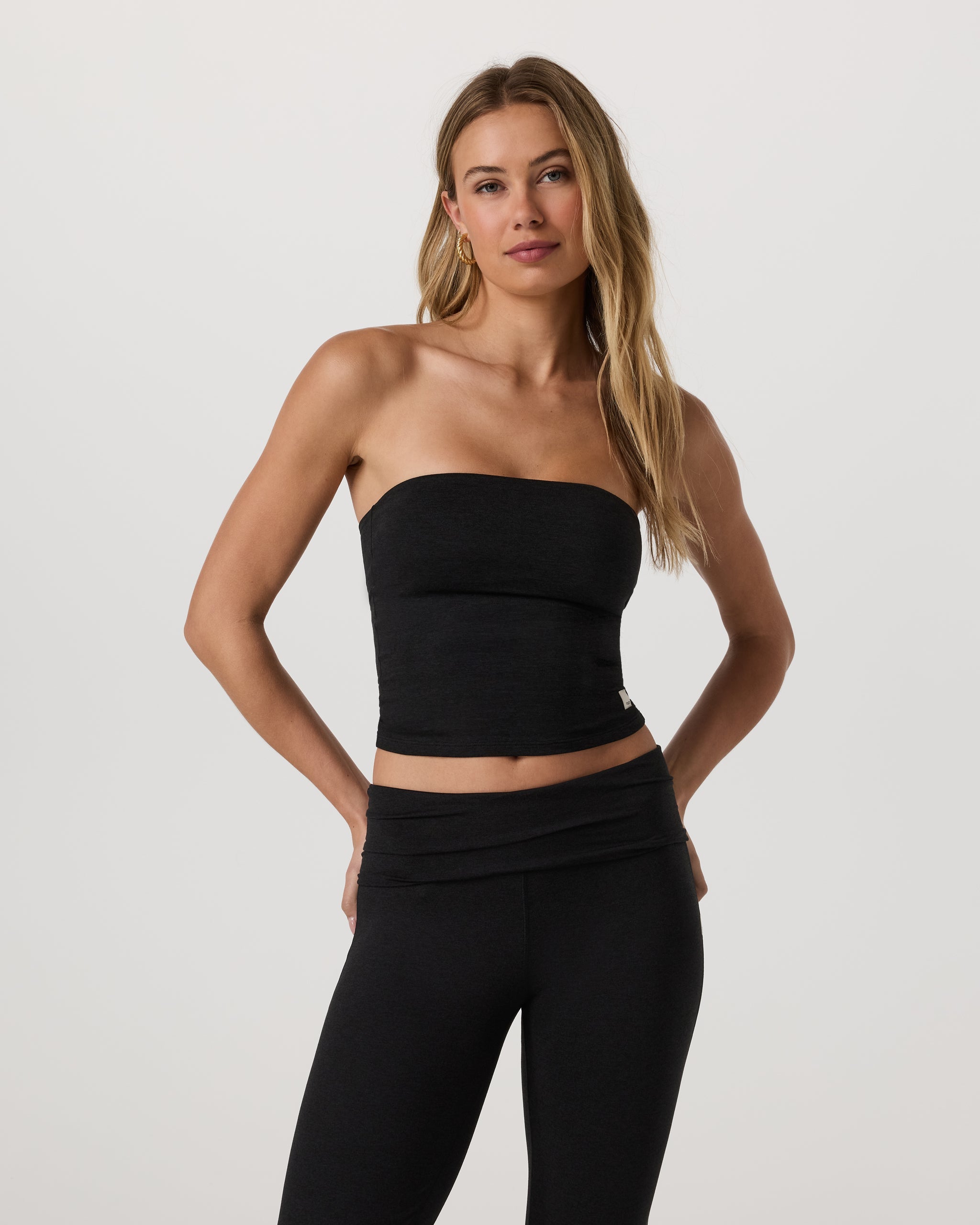 Halo Tube Top | Black Heather