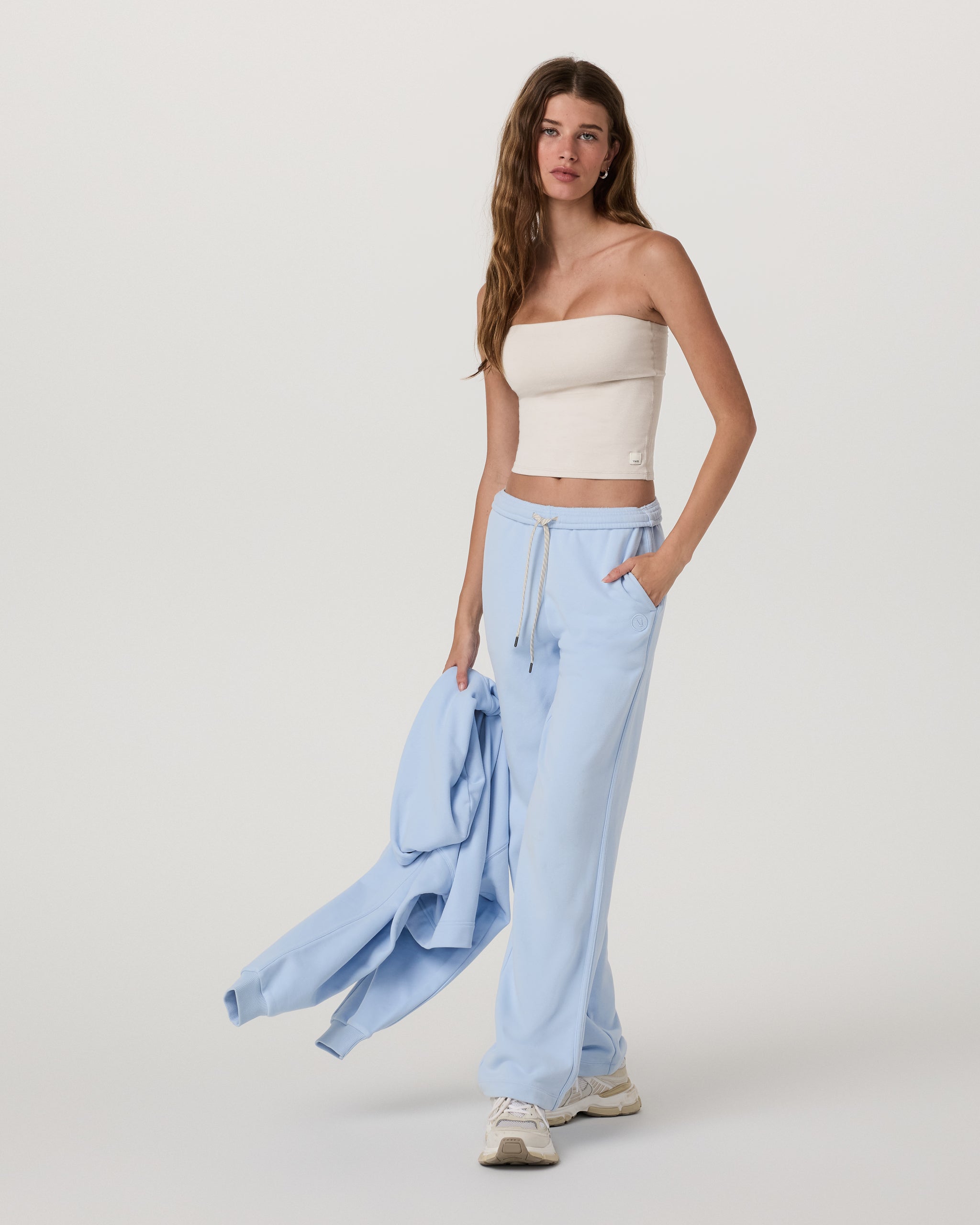 Halo Tube Top | Ecru Heather