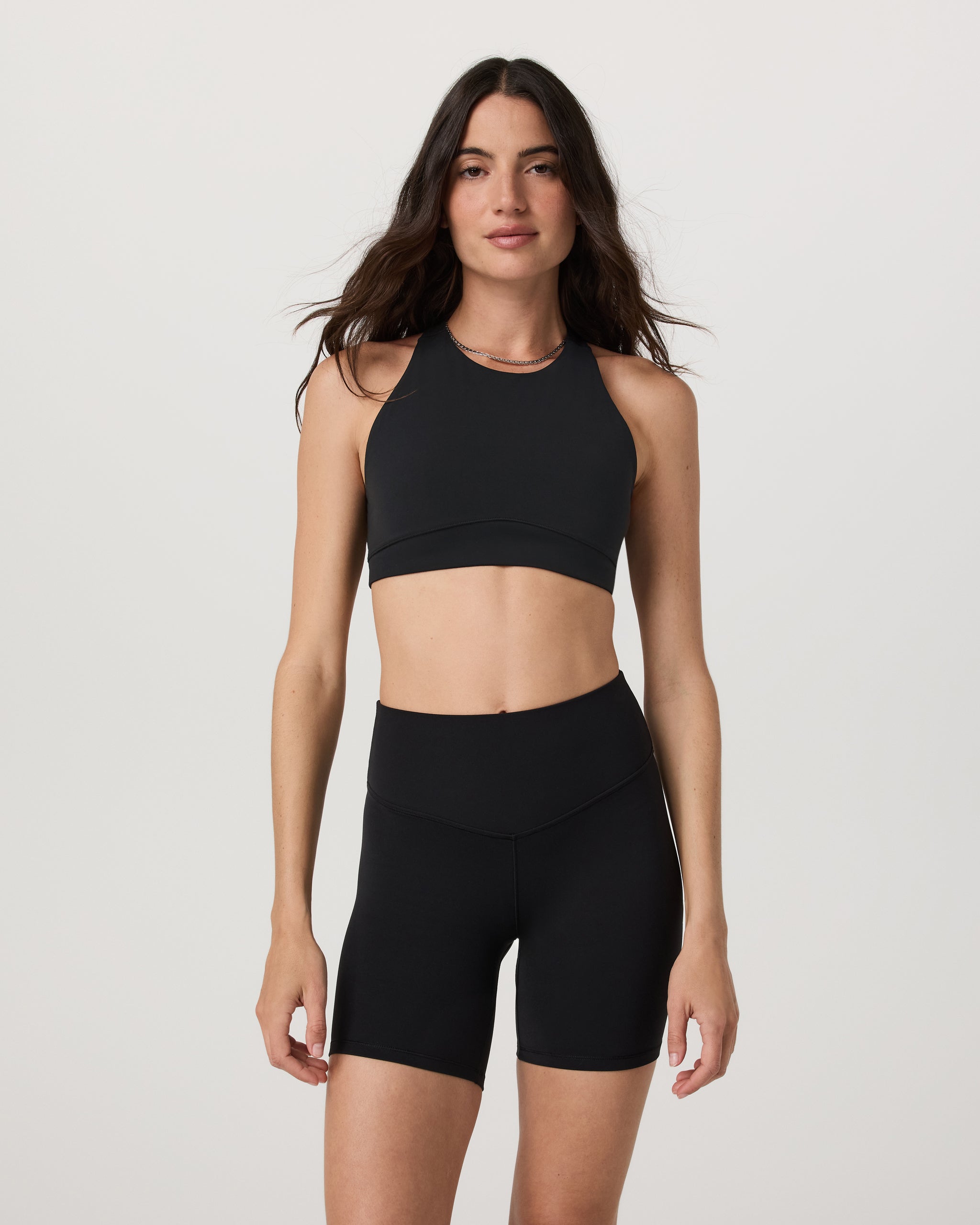 Vuori AllTheForm™ High Neck Bra | Black
