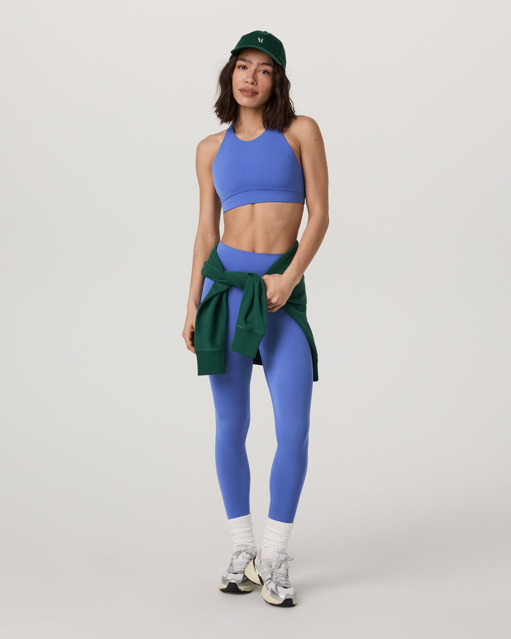Vuori AllTheForm™ High Neck Bra | Bright Iris