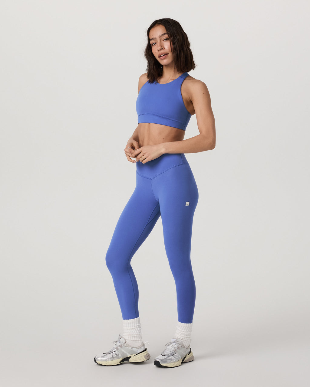 Vuori AllTheForm™ High Neck Bra | Bright Iris