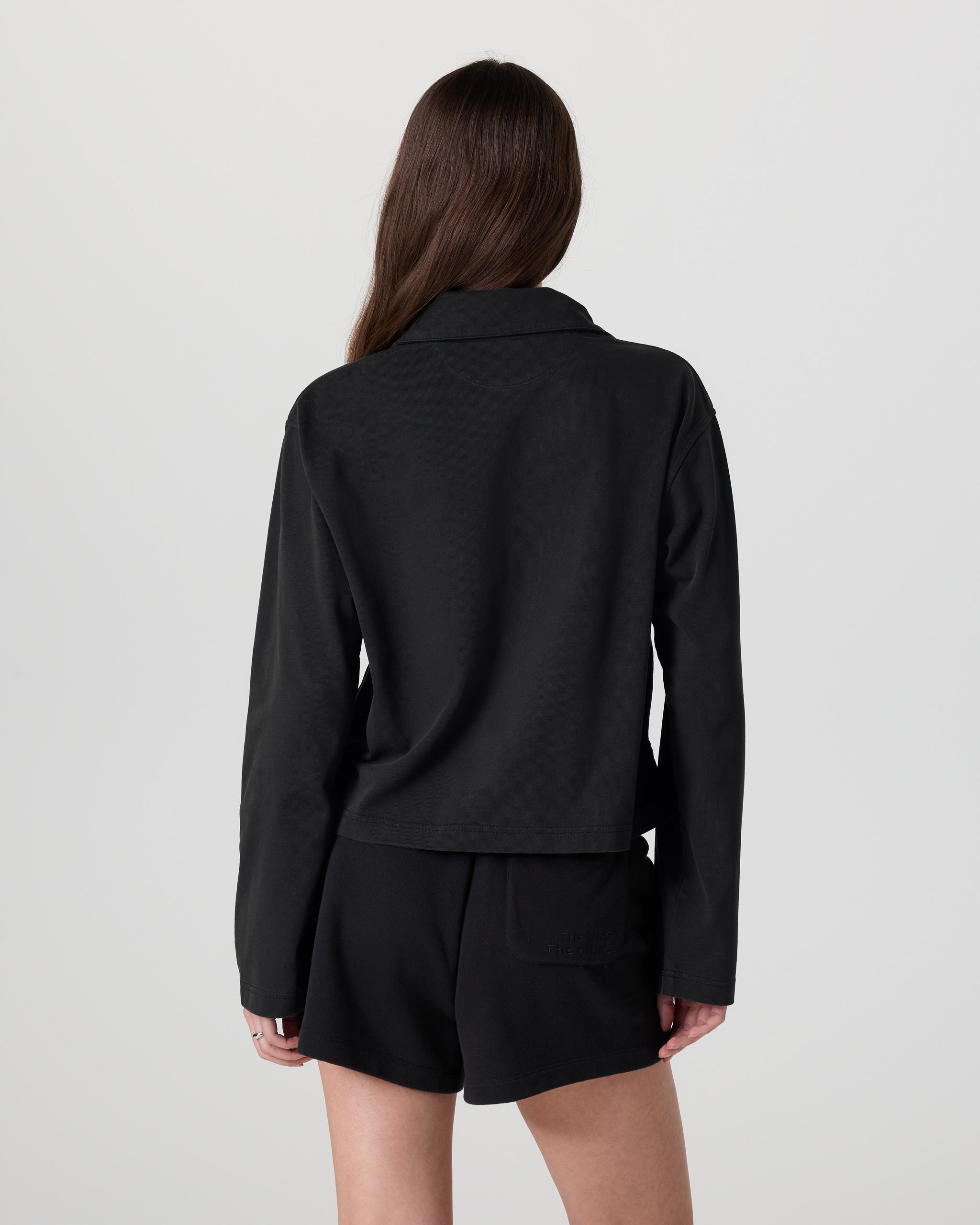 Mackenzie Rugby Polo | Washed Black