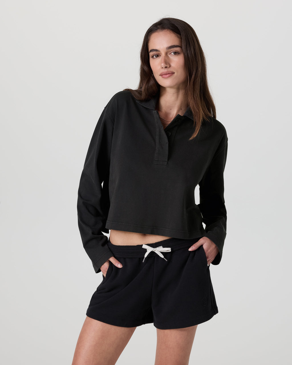 Mackenzie Rugby Polo | Washed Black
