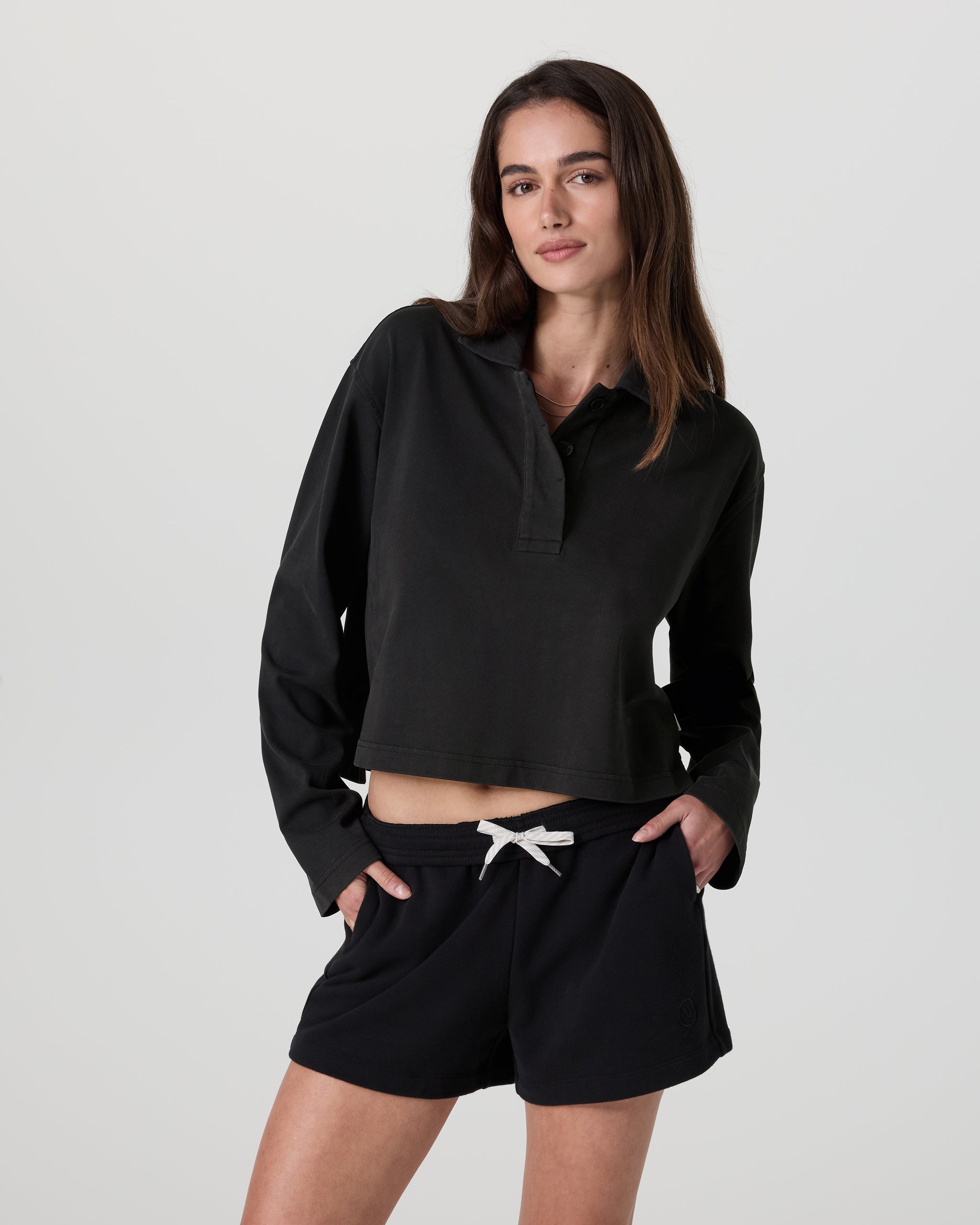 Mackenzie Rugby Polo | Washed Black