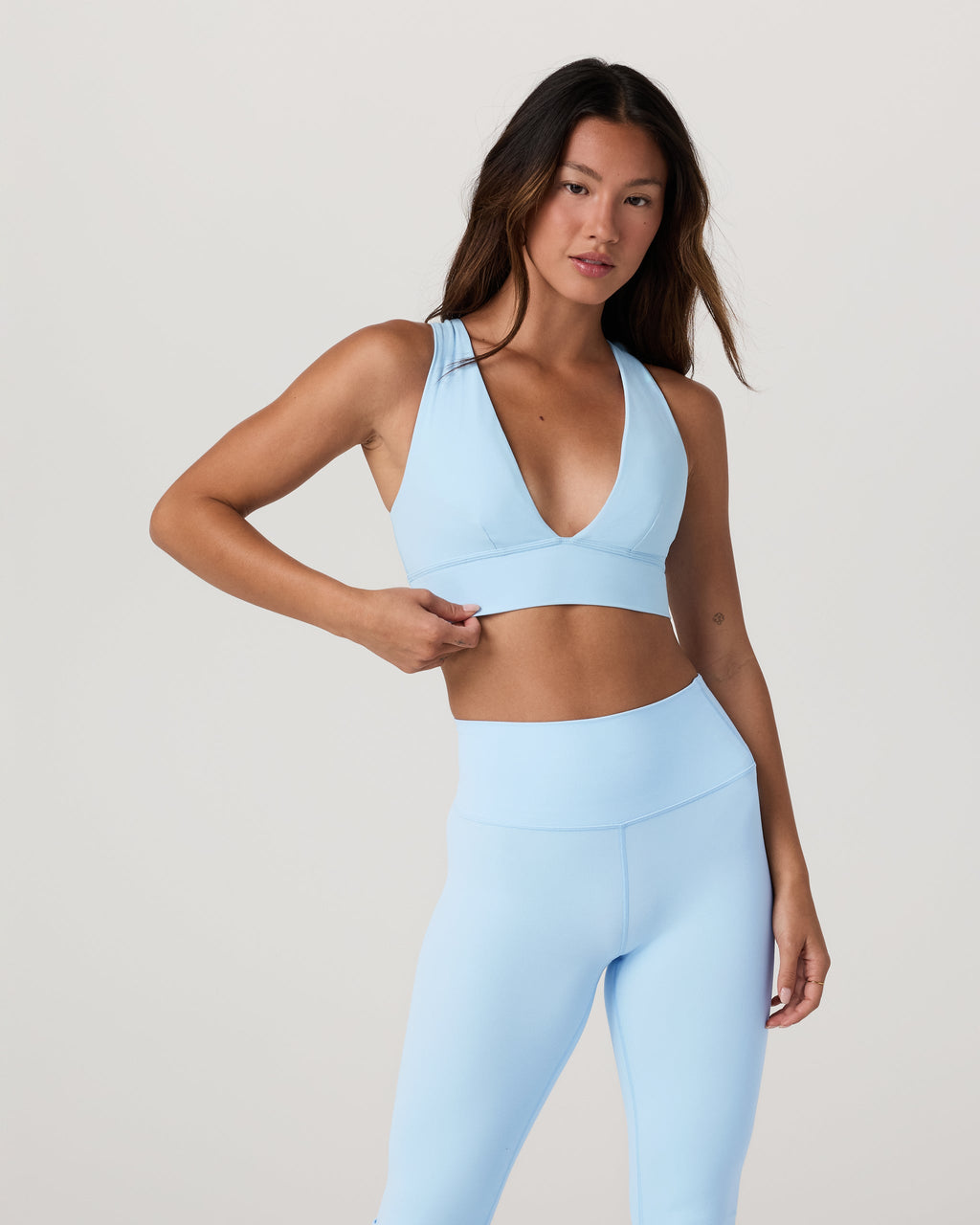 Vuori AllTheFeels™ Triangle Bra | Crystal Blue