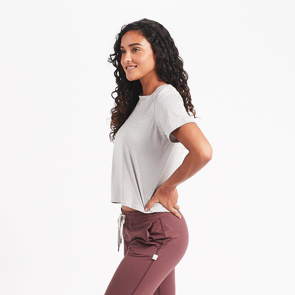 Boyfriend Tee | Light Heather Grey