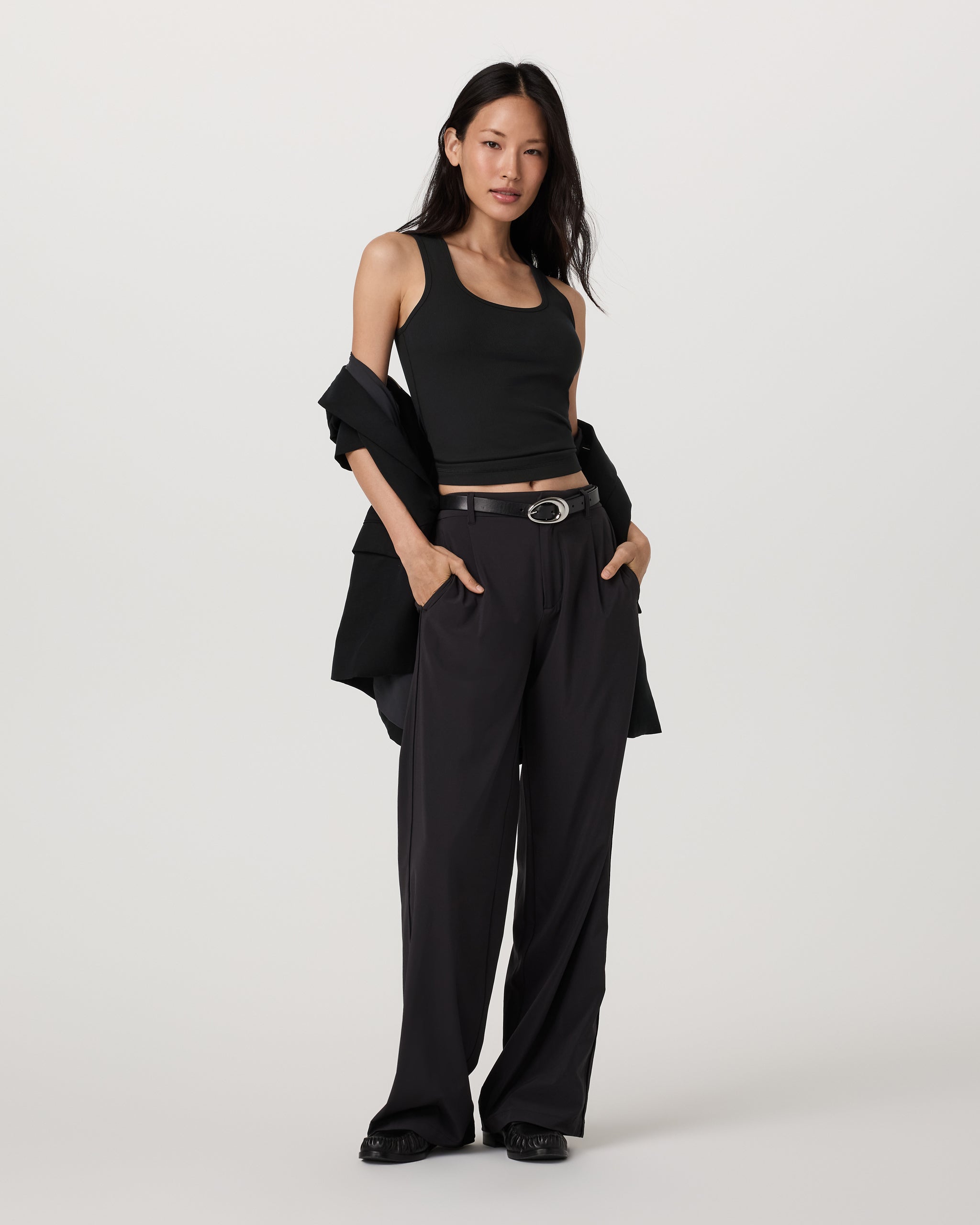 Pose Layering Tank | Black