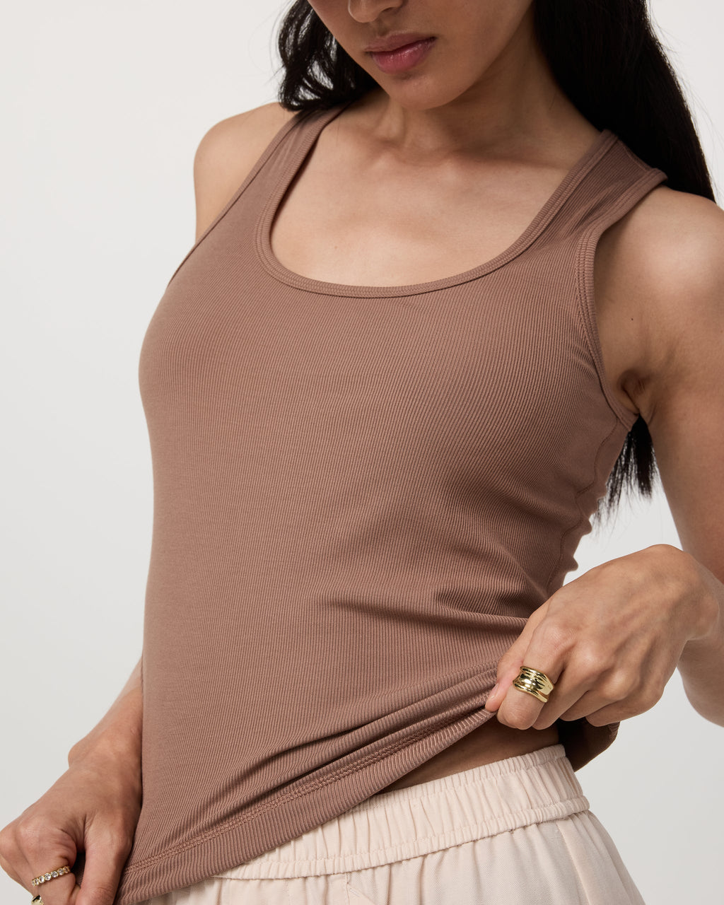 Pose Layering Tank | Nutmeg