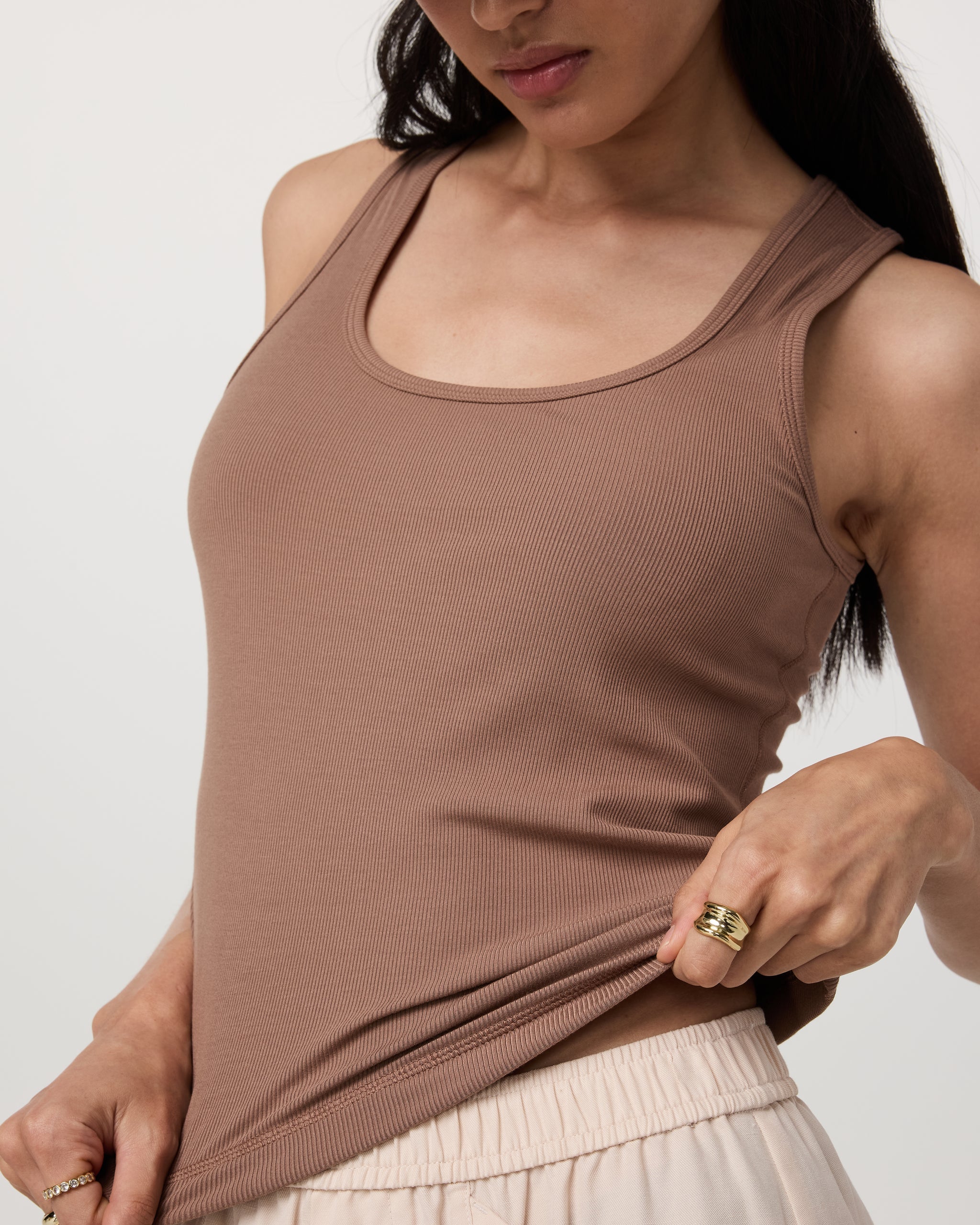 Pose Layering Tank | Nutmeg
