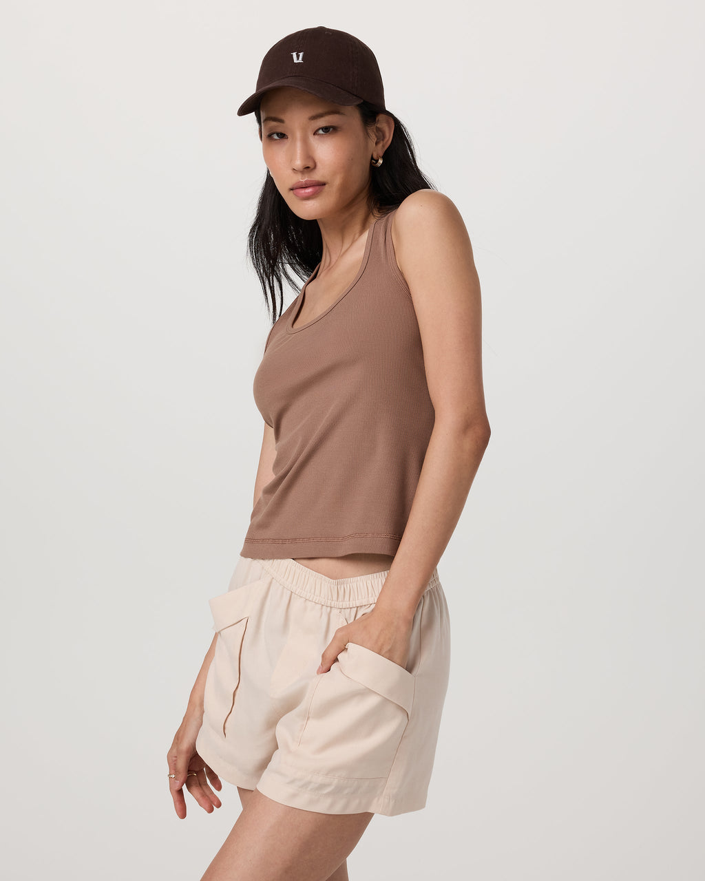 Pose Layering Tank | Nutmeg