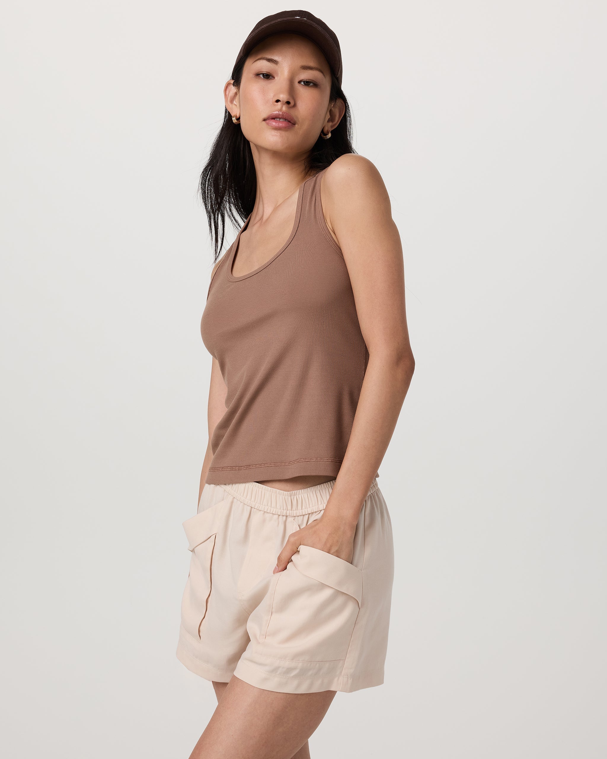 Pose Layering Tank | Nutmeg