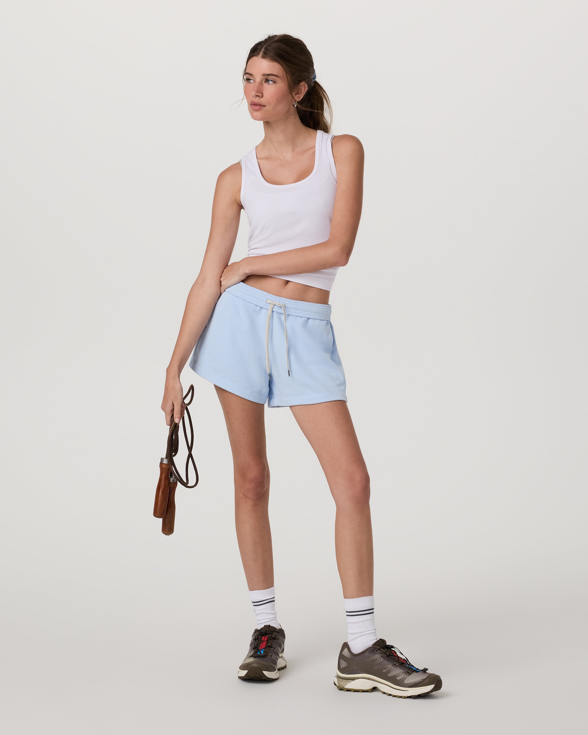 Pose Layering Tank | White