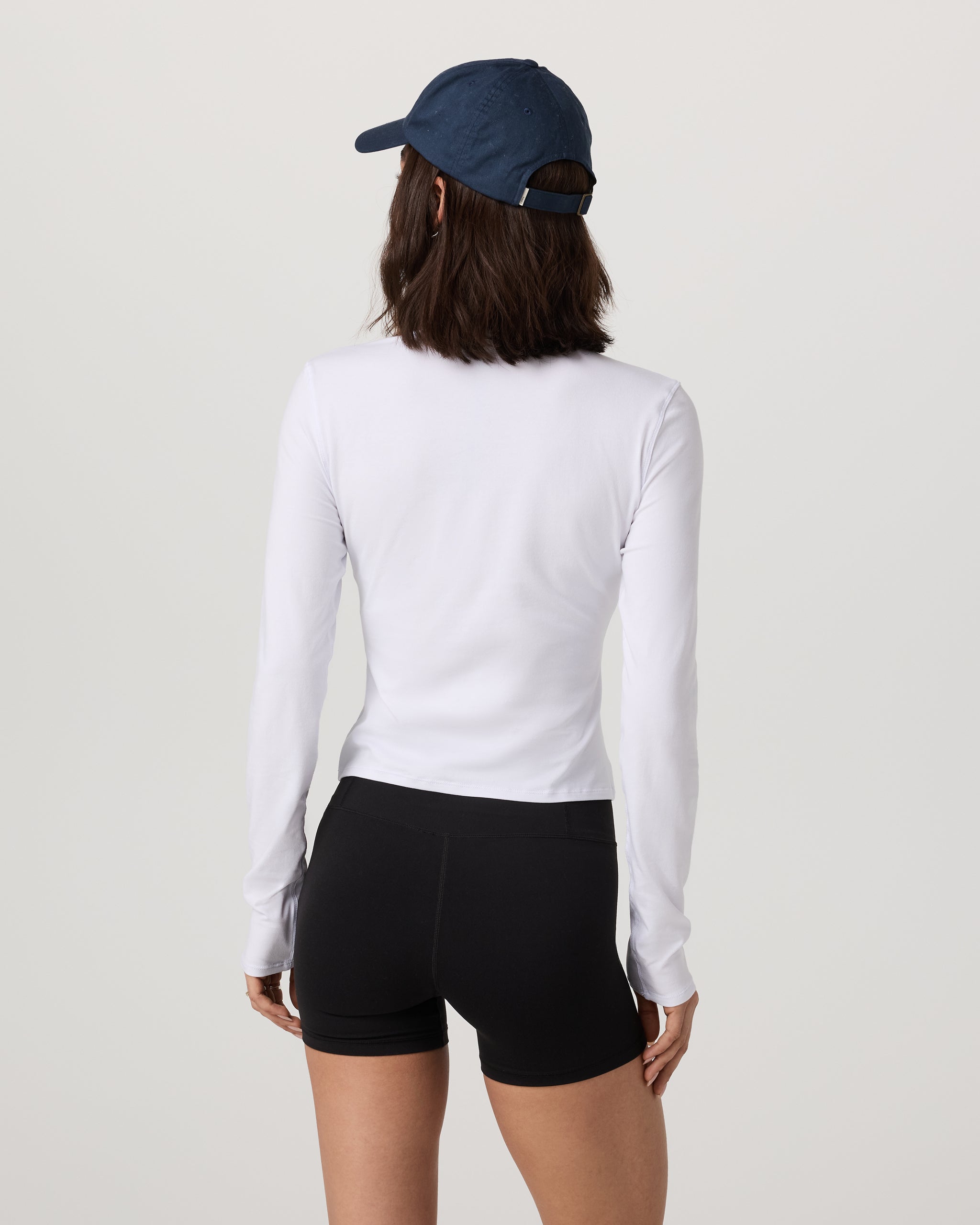 Long Sleeve Tuvalu Henley | White