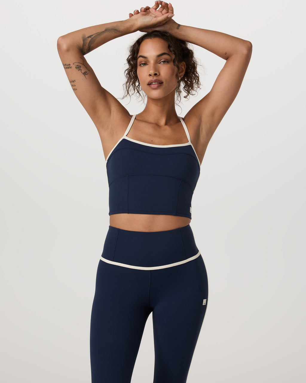 Vuori AllTheFeels™ Corset Tank | Blue Coast