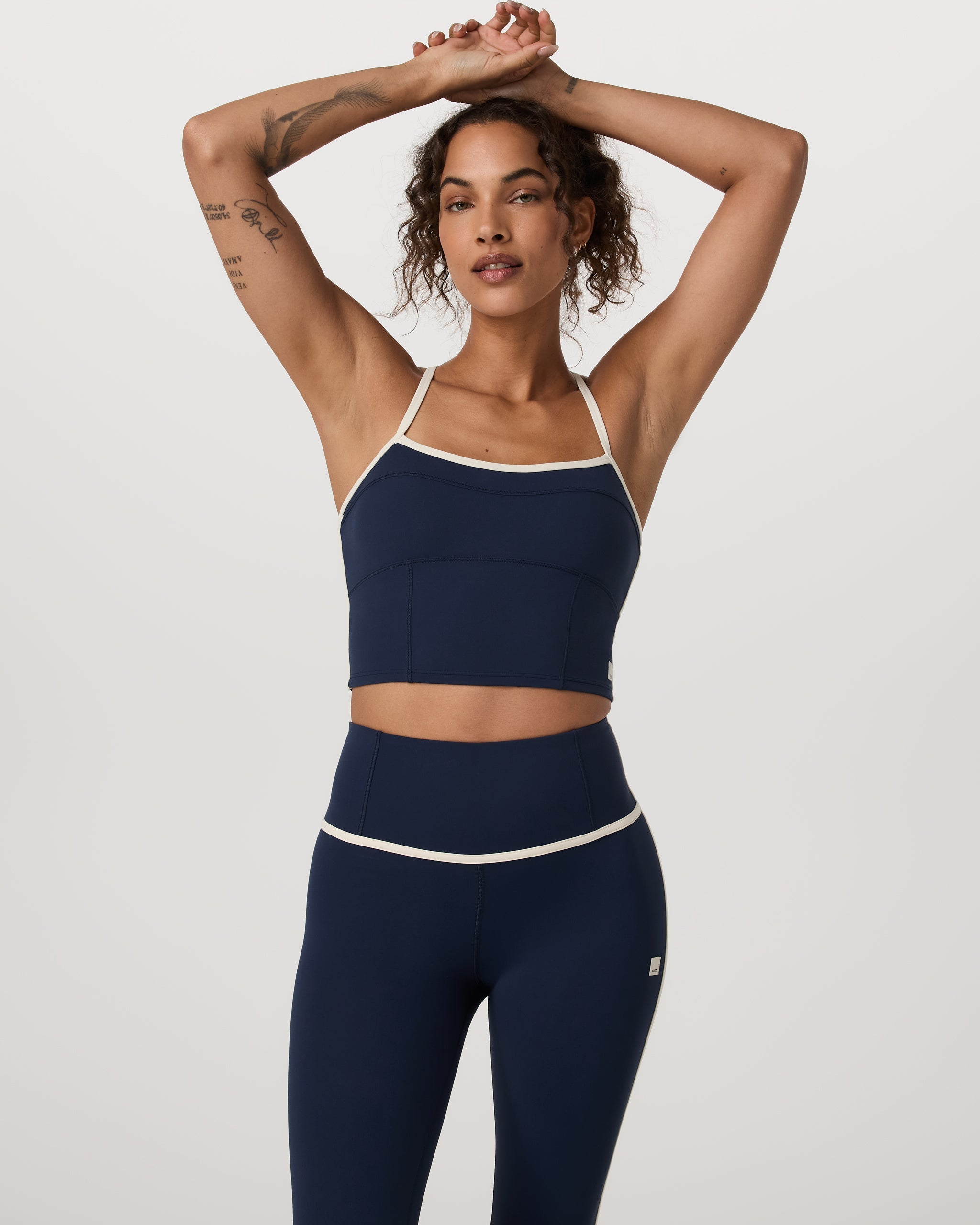 Vuori AllTheFeels™ Corset Tank | Blue Coast