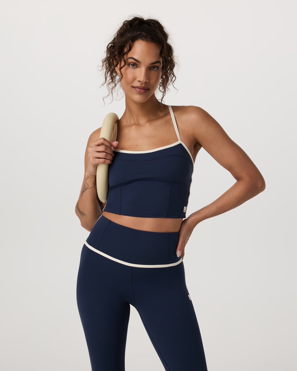 Vuori AllTheFeels™ Corset Tank | Blue Coast