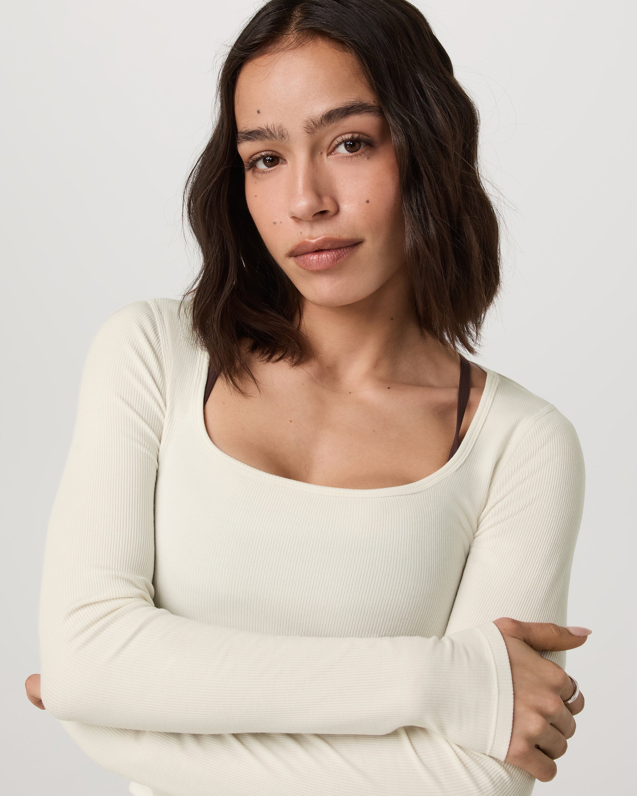 Long Sleeve Cove Ultra Scoop | Marshmallow