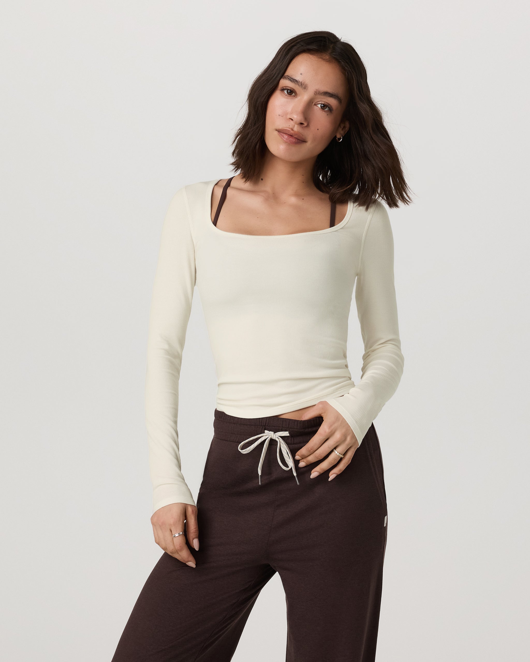 Long Sleeve Cove Ultra Scoop | Marshmallow