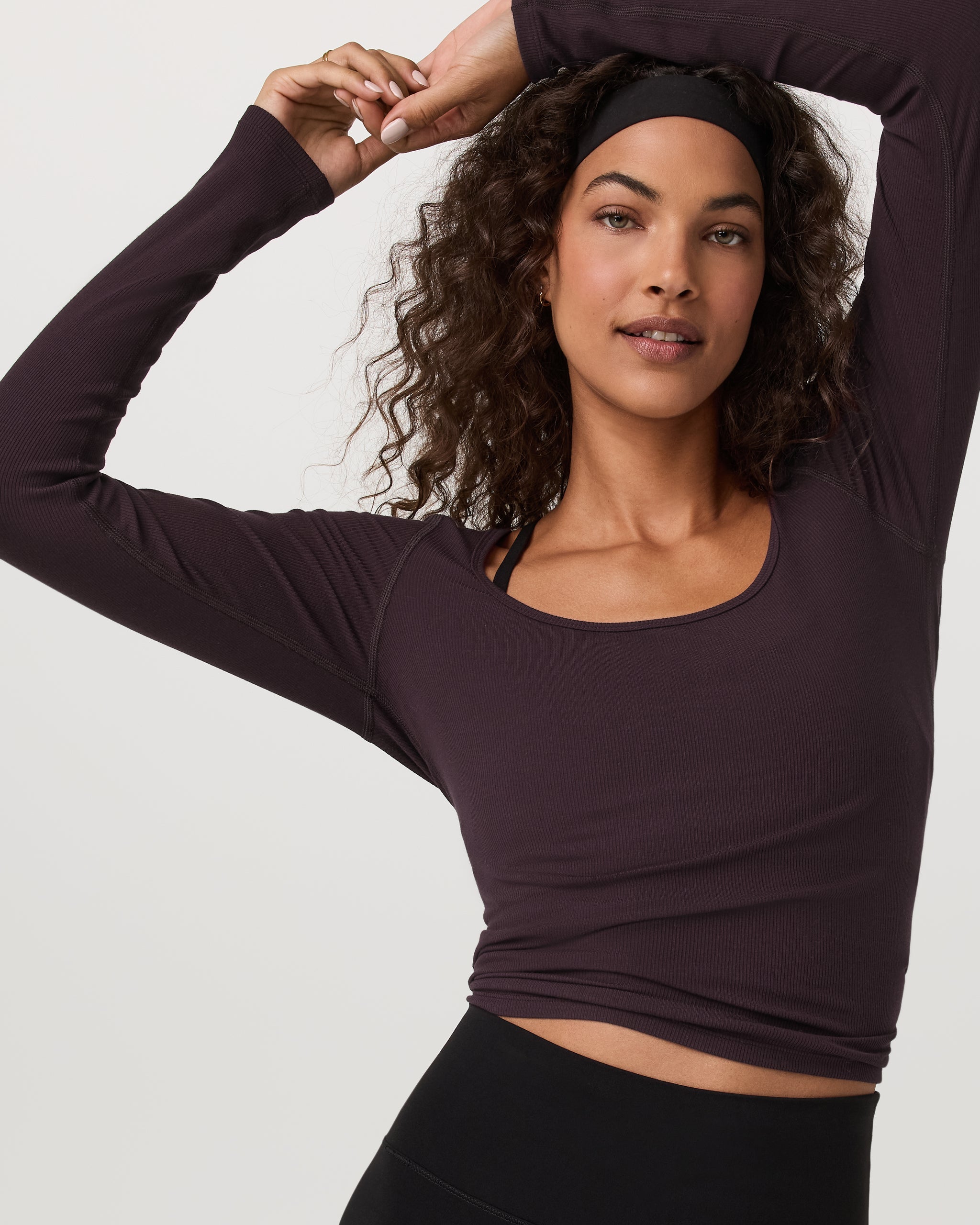 Long Sleeve Cove Ultra Scoop | Raisin